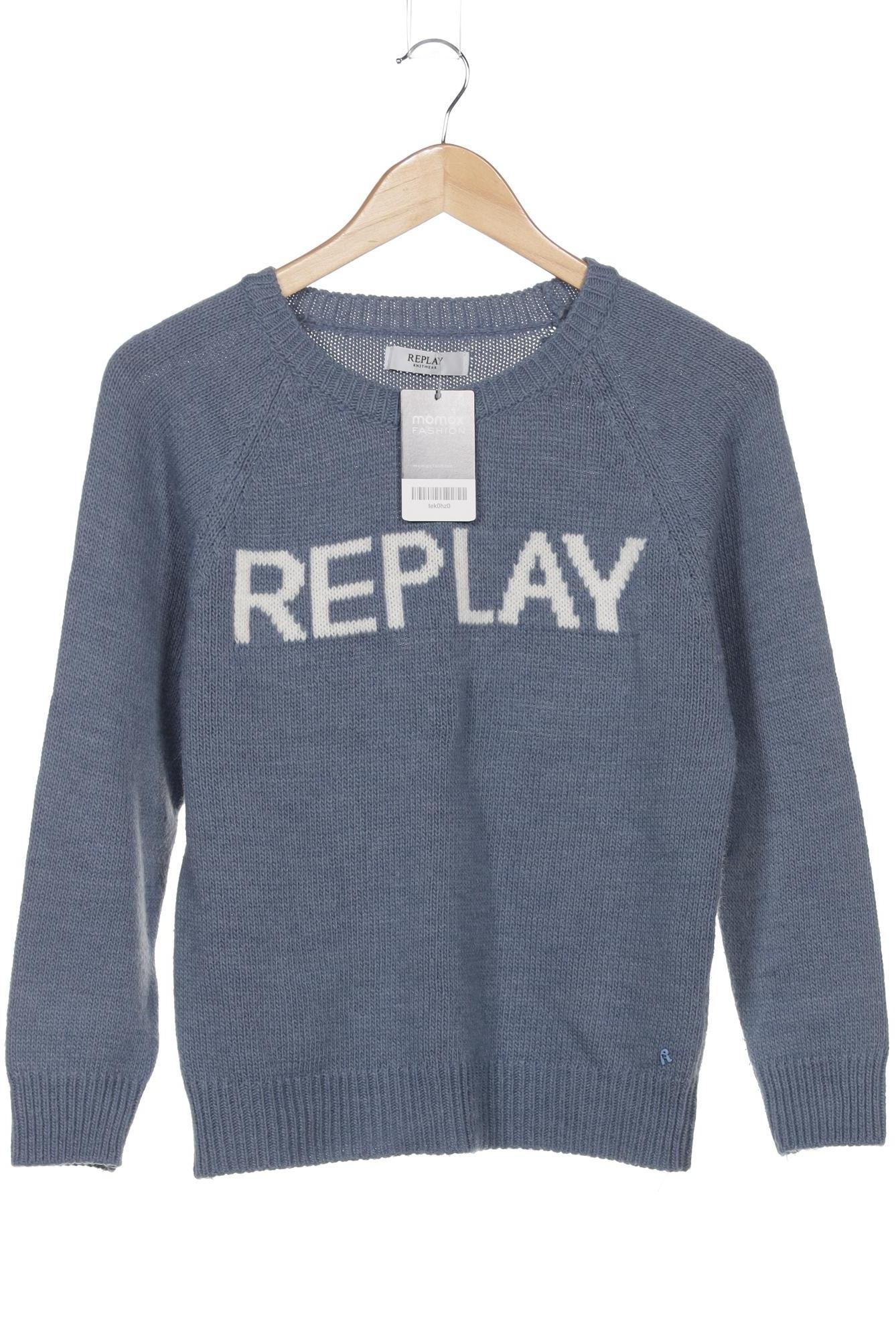 

Replay Damen Pullover, blau, Gr. 38