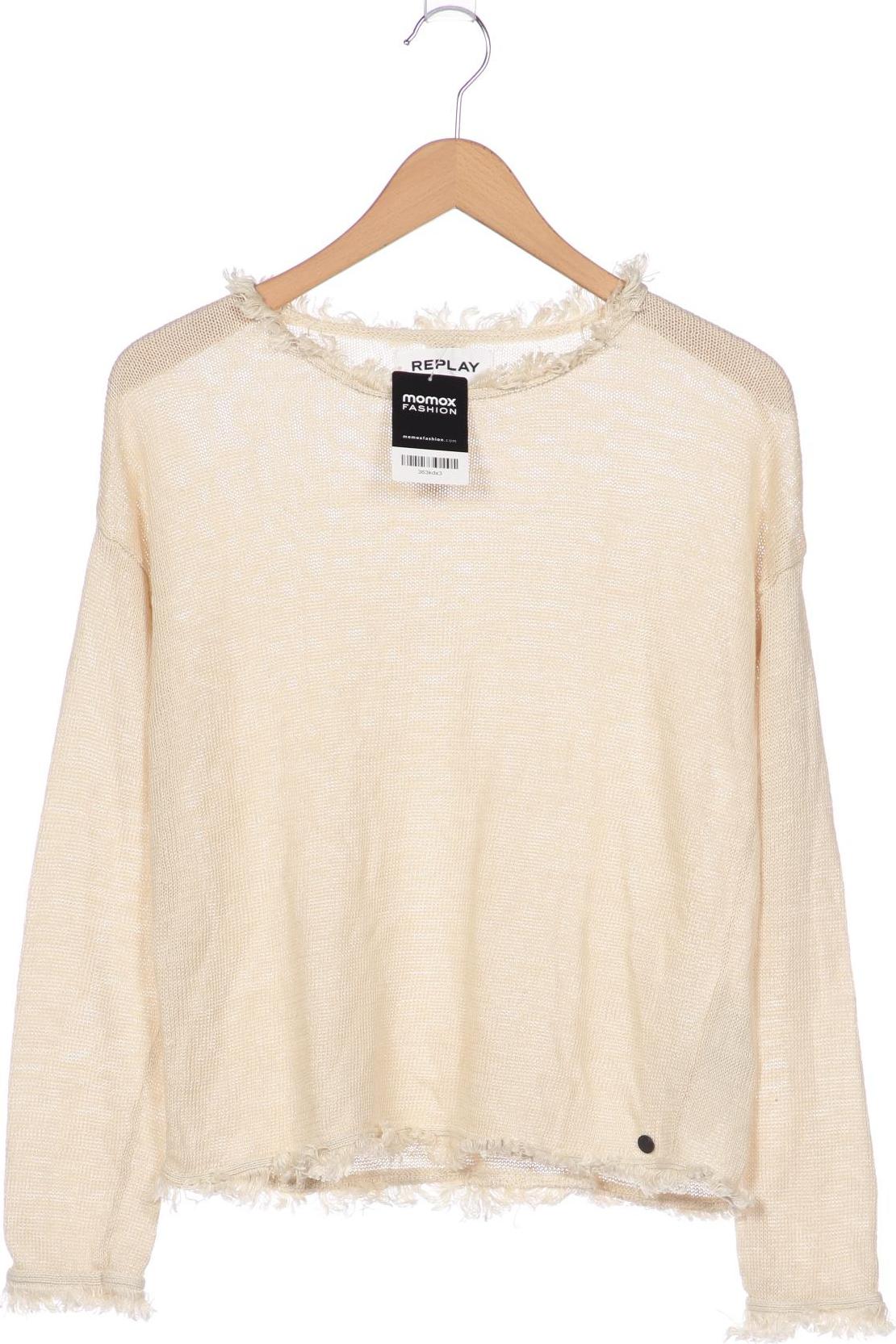 

Replay Damen Pullover, cremeweiß, Gr. 34