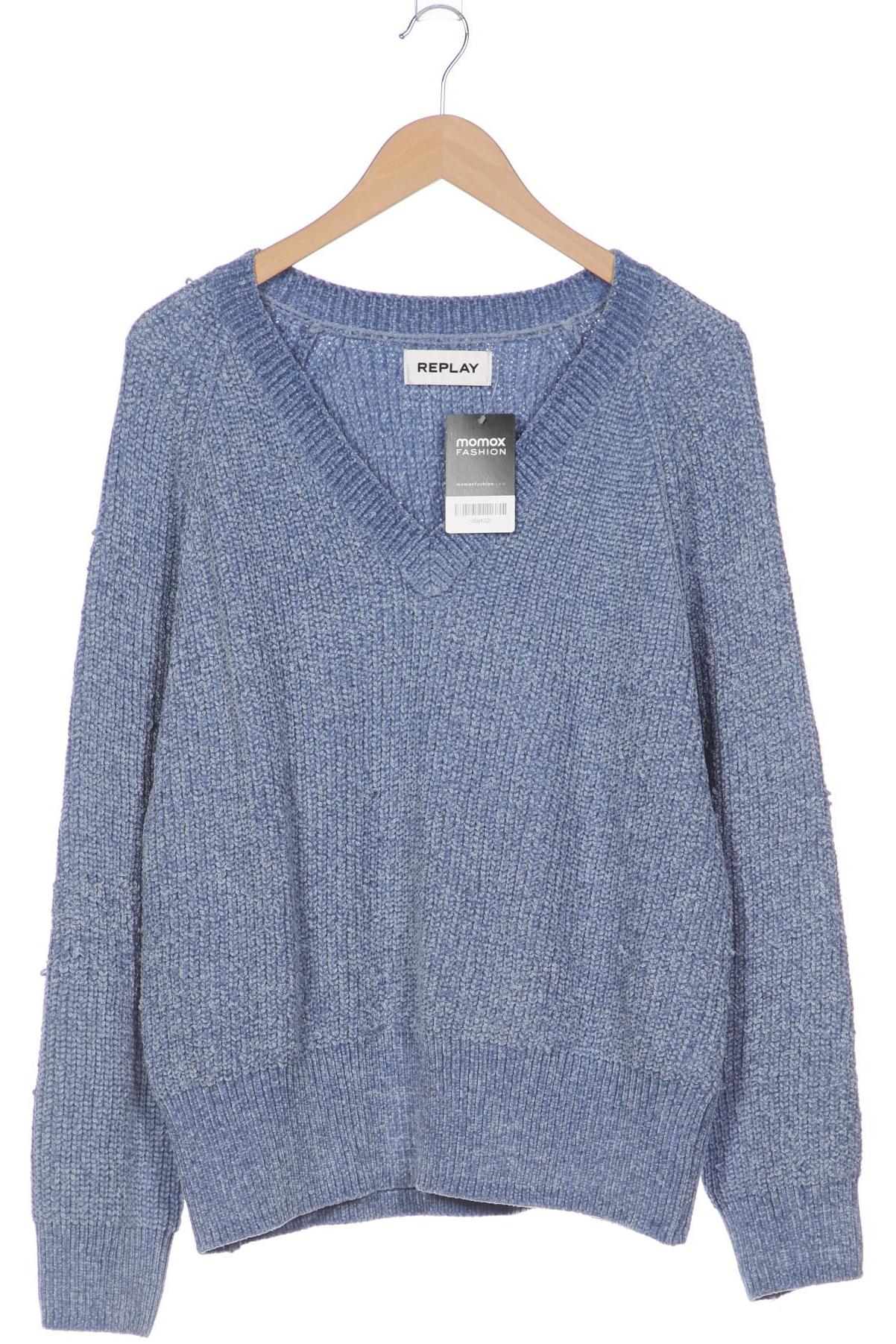

Replay Damen Pullover, blau, Gr. 44