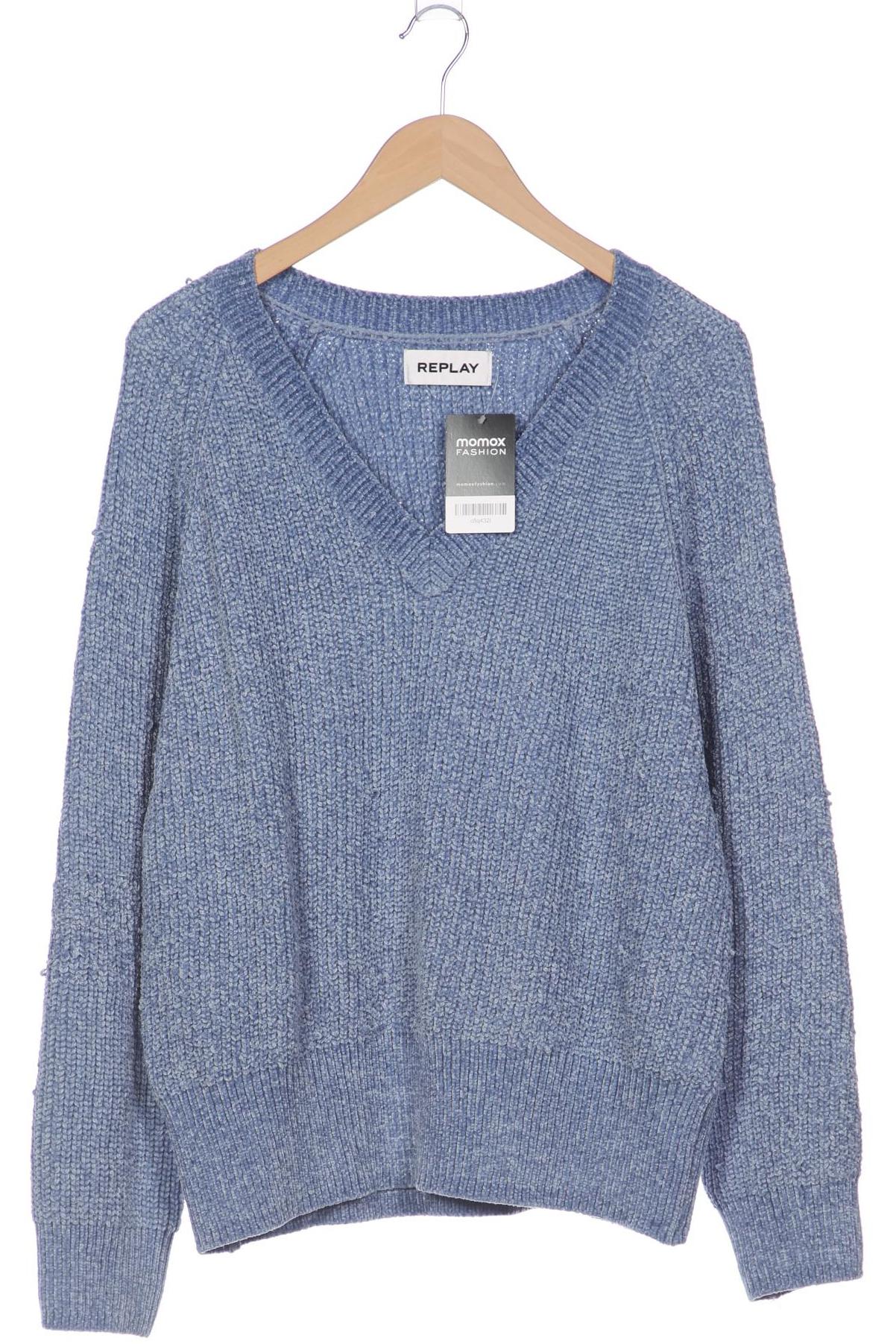 

Replay Damen Pullover, blau, Gr. 44