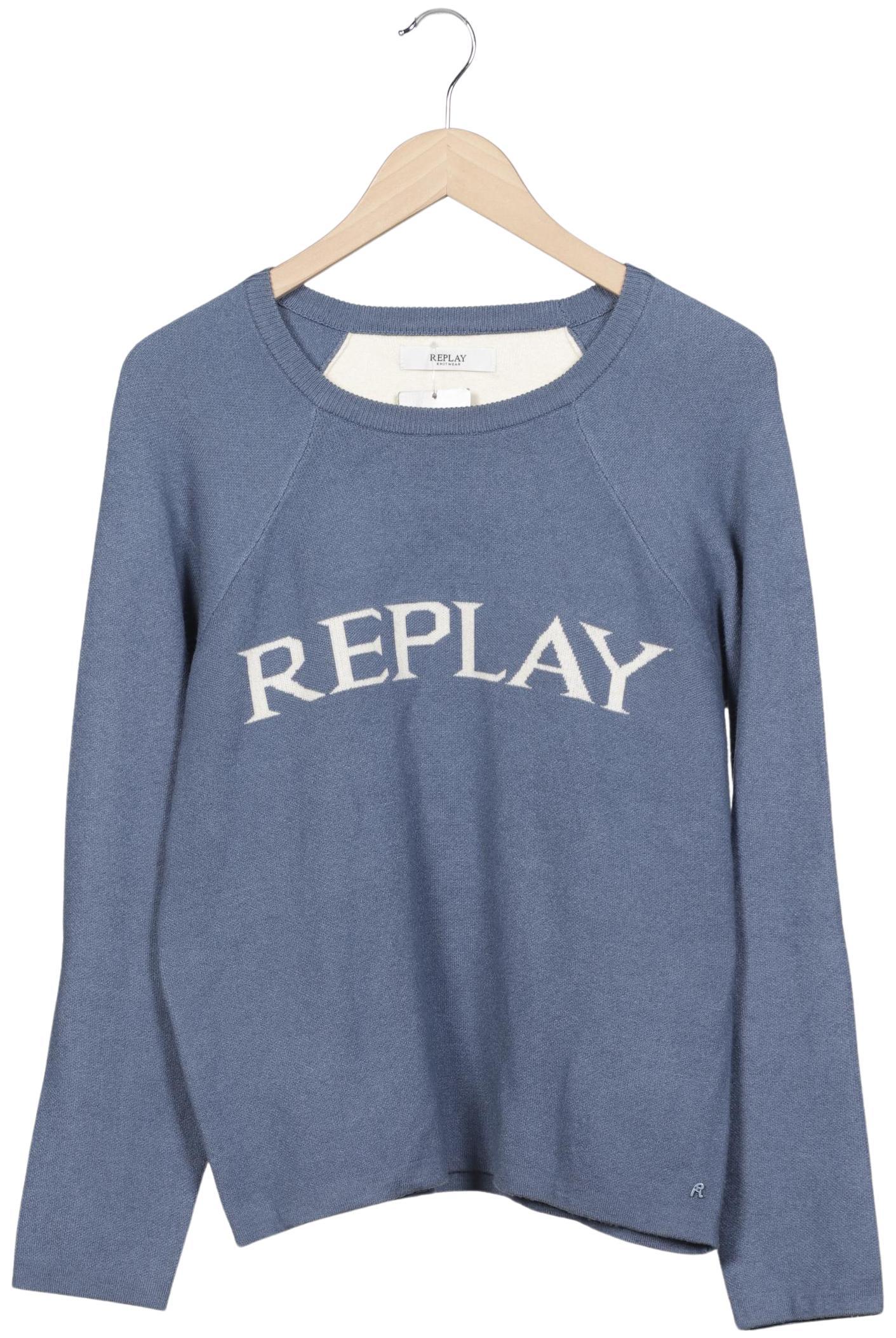 

Replay Damen Pullover, blau, Gr. 42