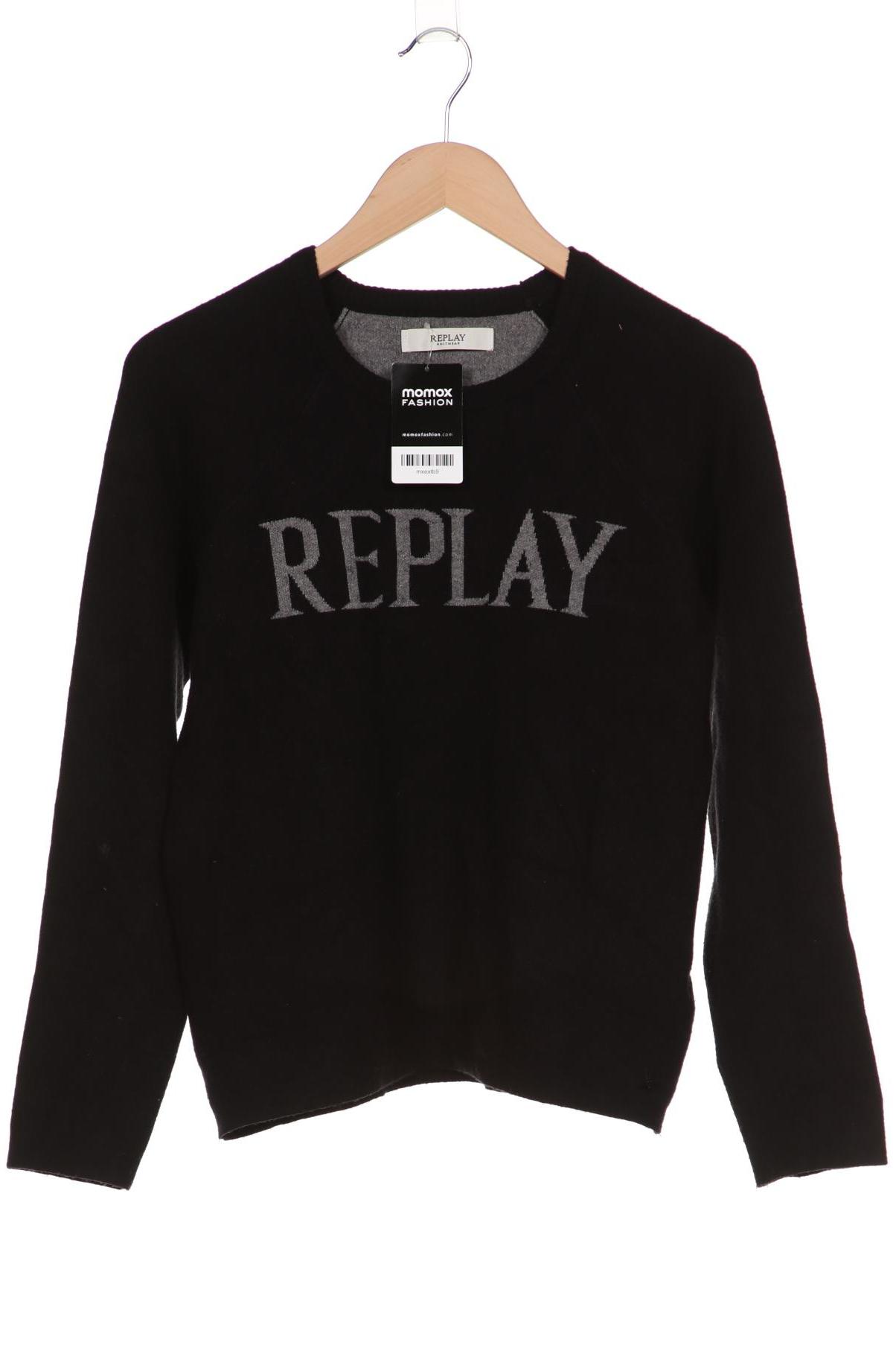 

Replay Damen Pullover, schwarz