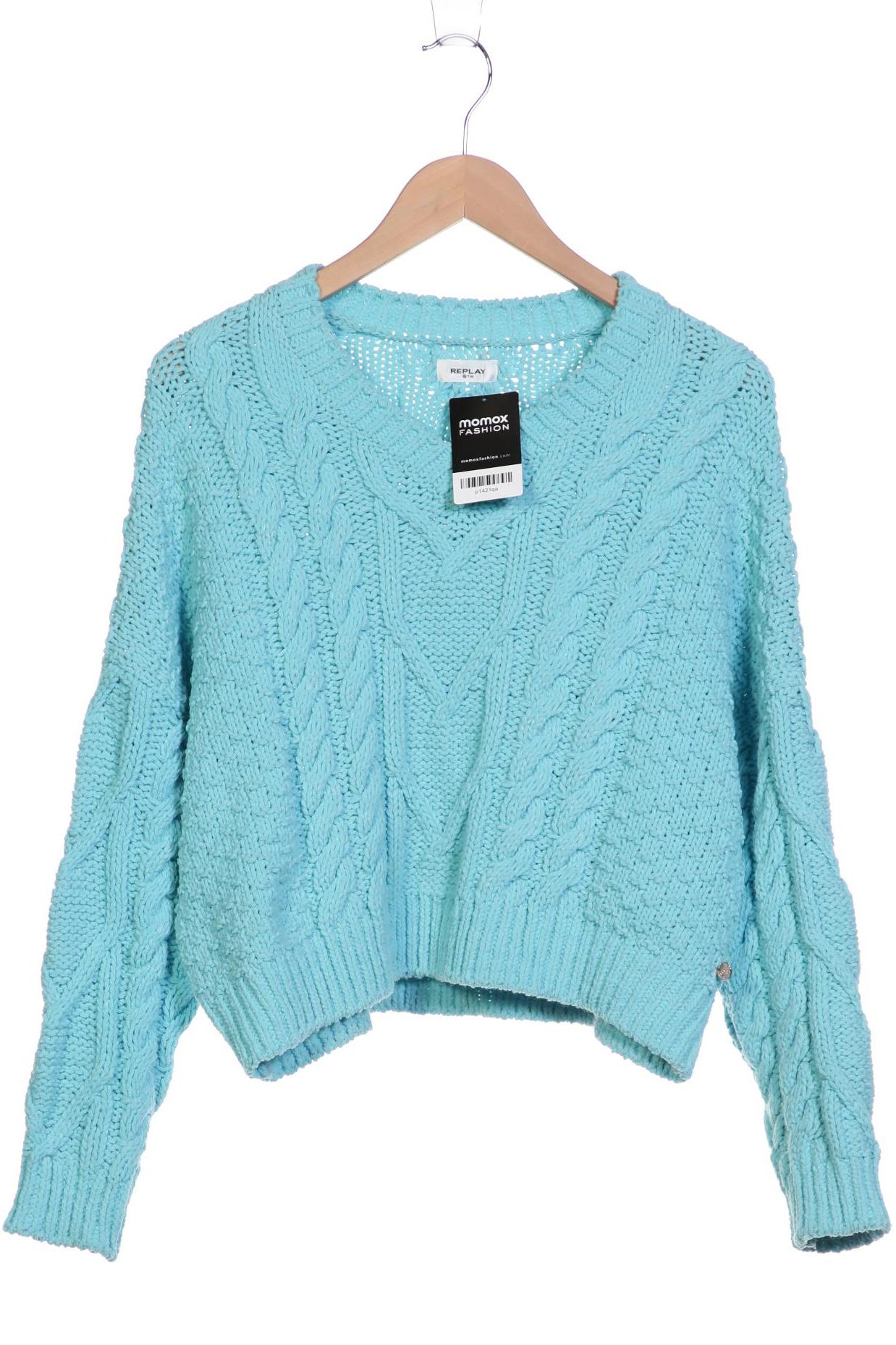 

Replay Damen Pullover, blau