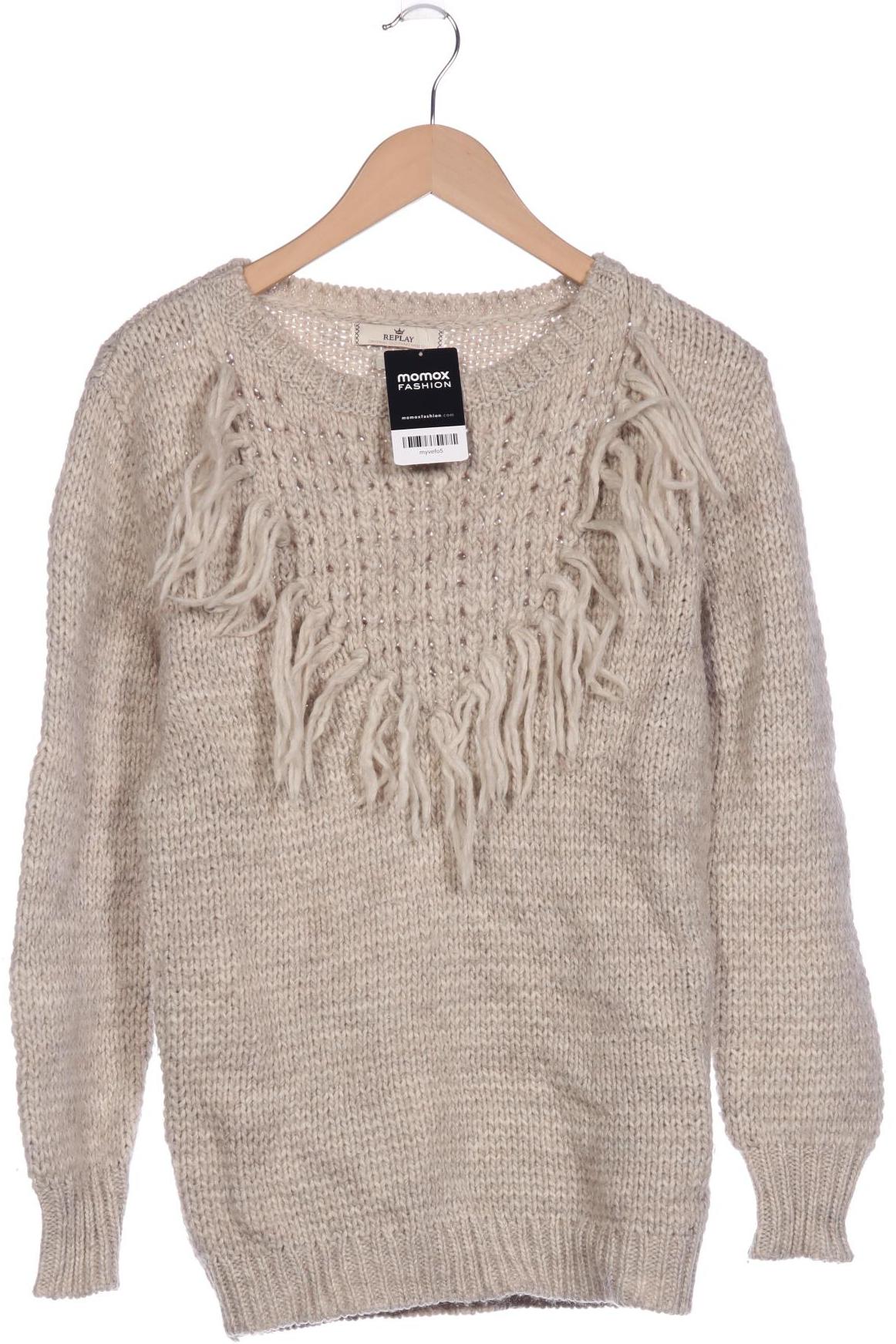 

Replay Damen Pullover, beige, Gr. 36