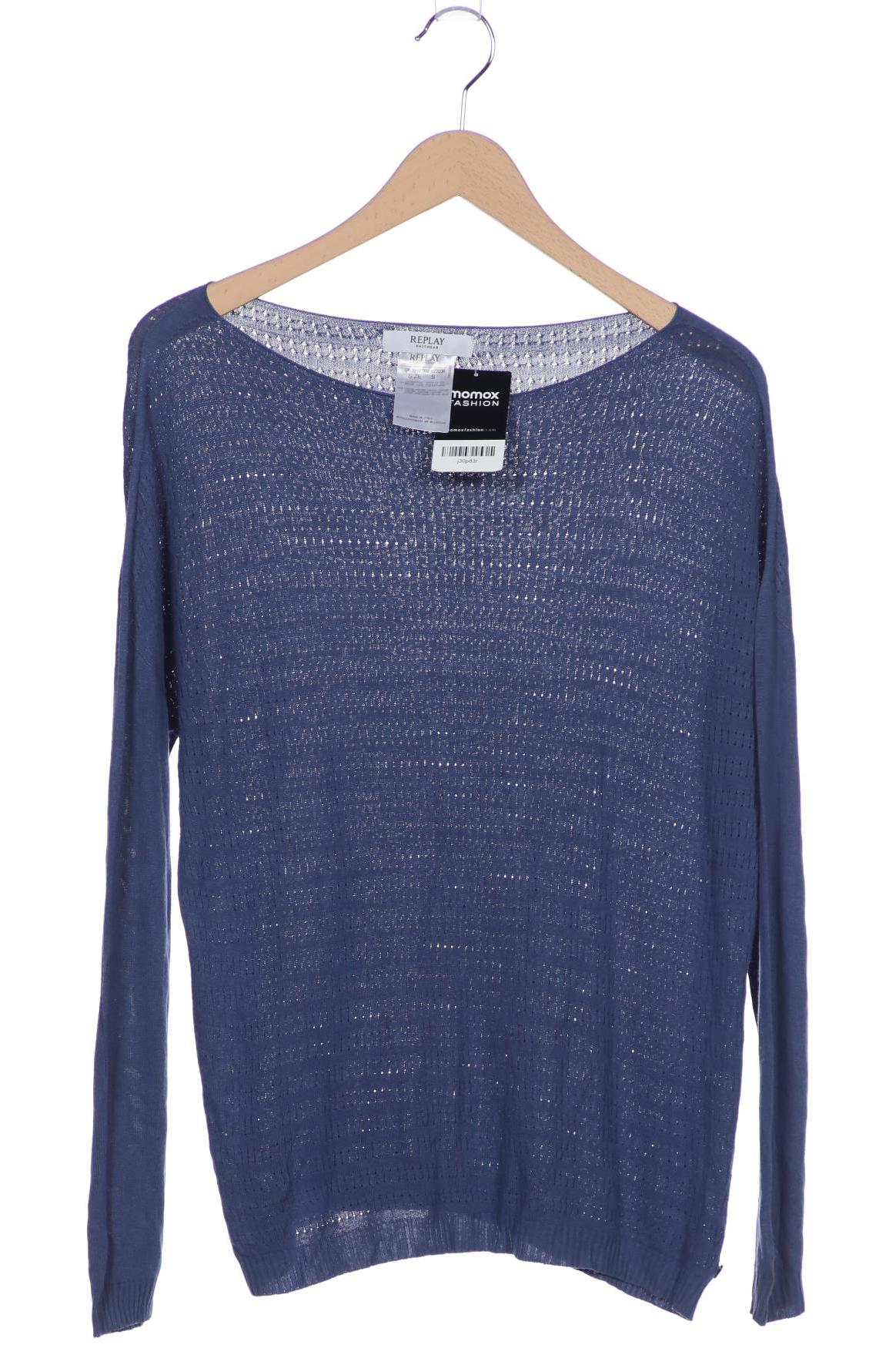 

Replay Damen Pullover, blau, Gr. 36