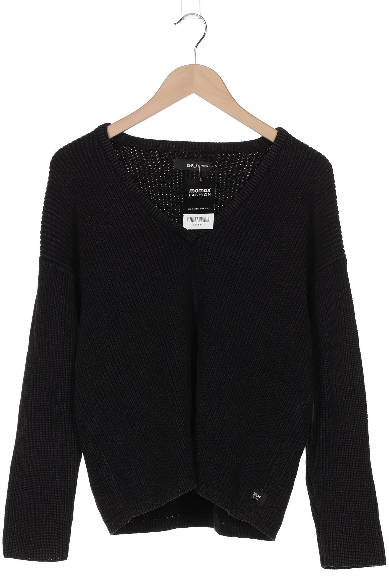 

Replay Damen Pullover, schwarz, Gr. 36