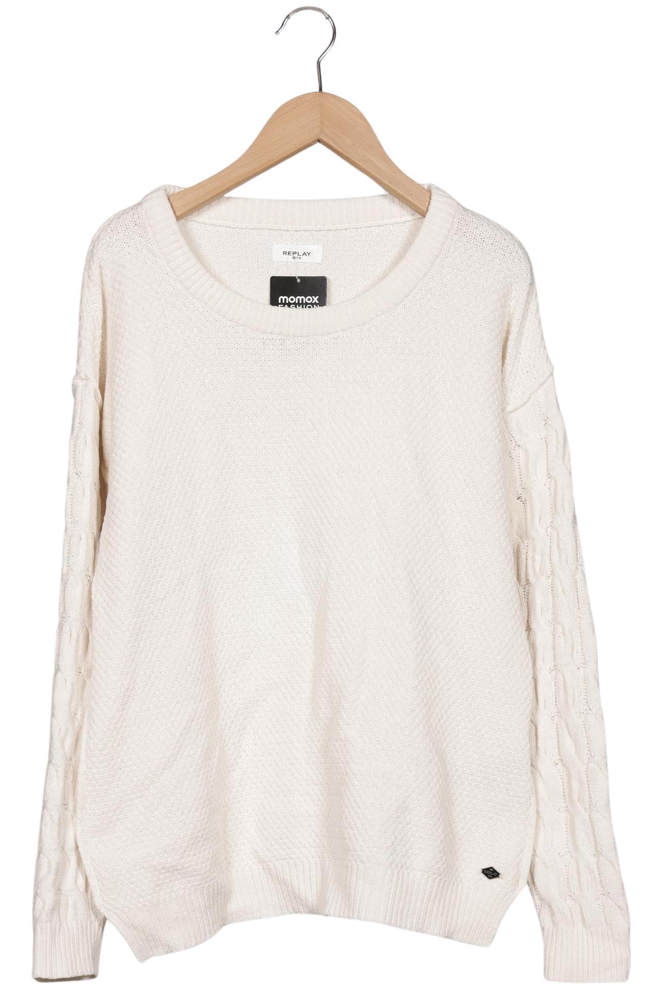 

Replay Damen Pullover, cremeweiß, Gr. 38