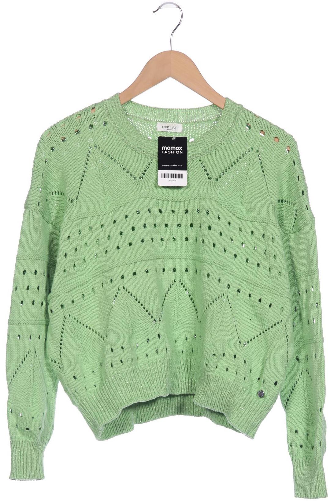 

Replay Damen Pullover, hellgrün, Gr. 34