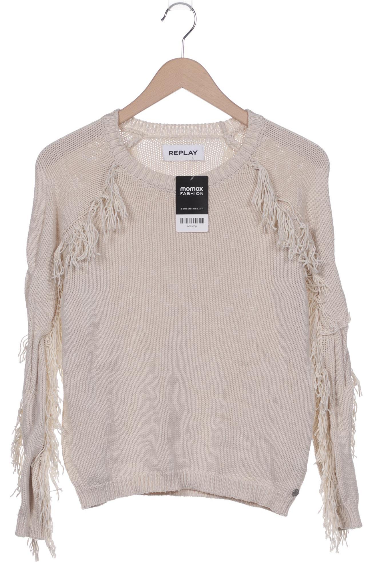 

Replay Damen Pullover, cremeweiß, Gr. 36
