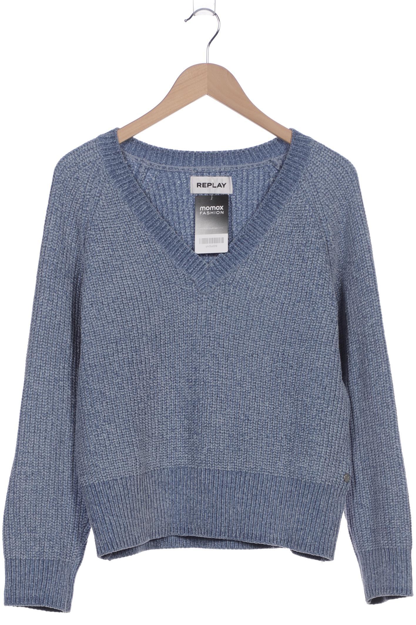 

Replay Damen Pullover, blau, Gr. 38