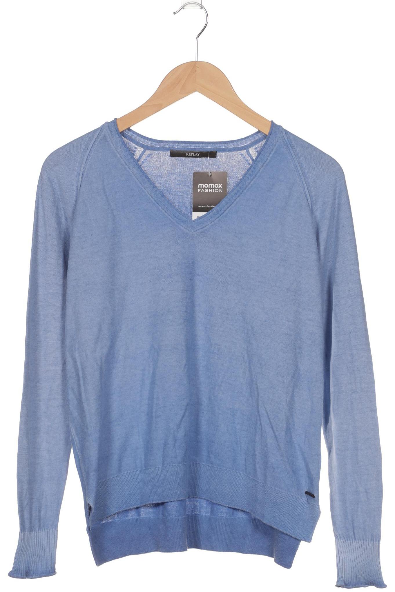 

Replay Damen Pullover, blau, Gr. 42