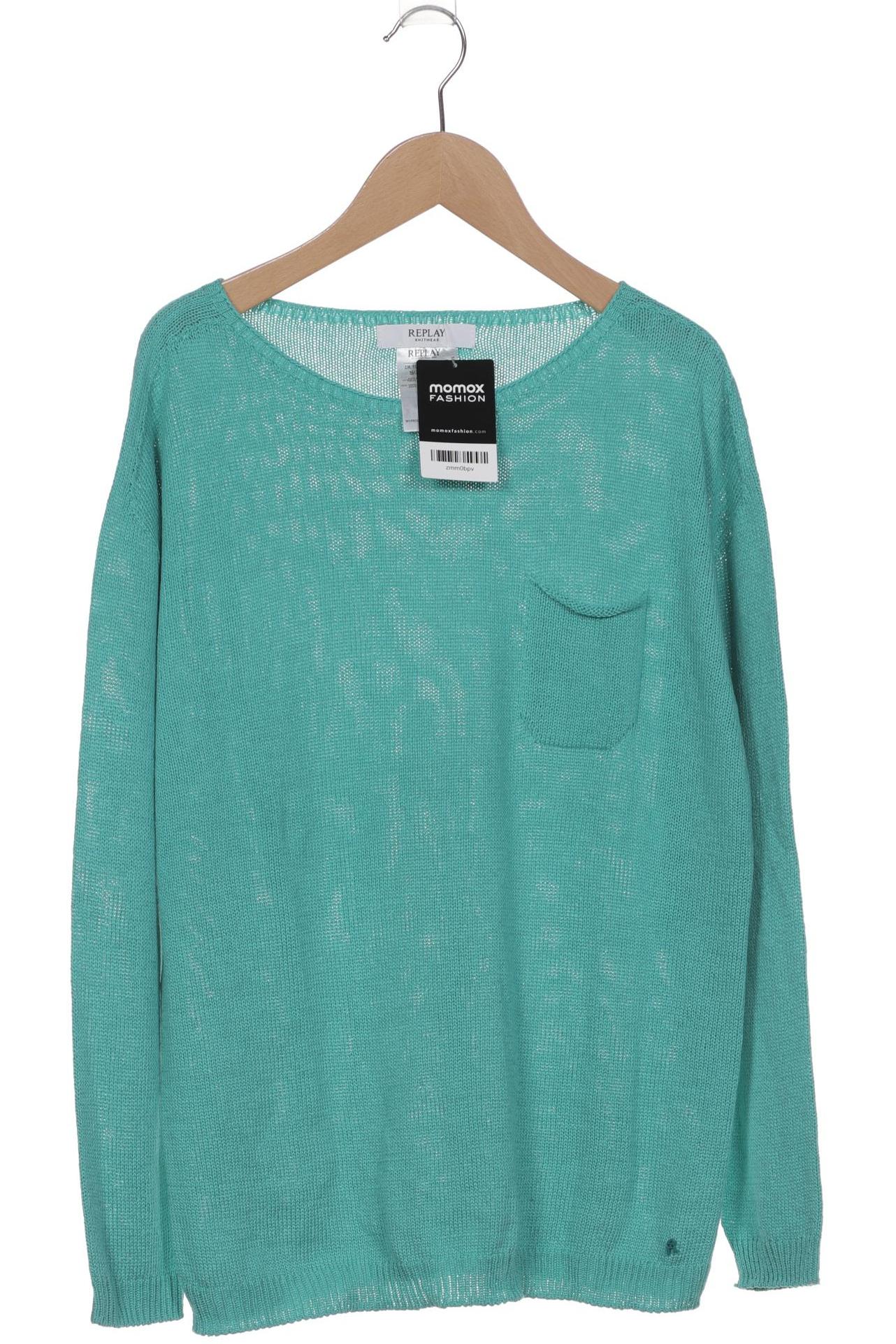 

Replay Damen Pullover, türkis, Gr. 36