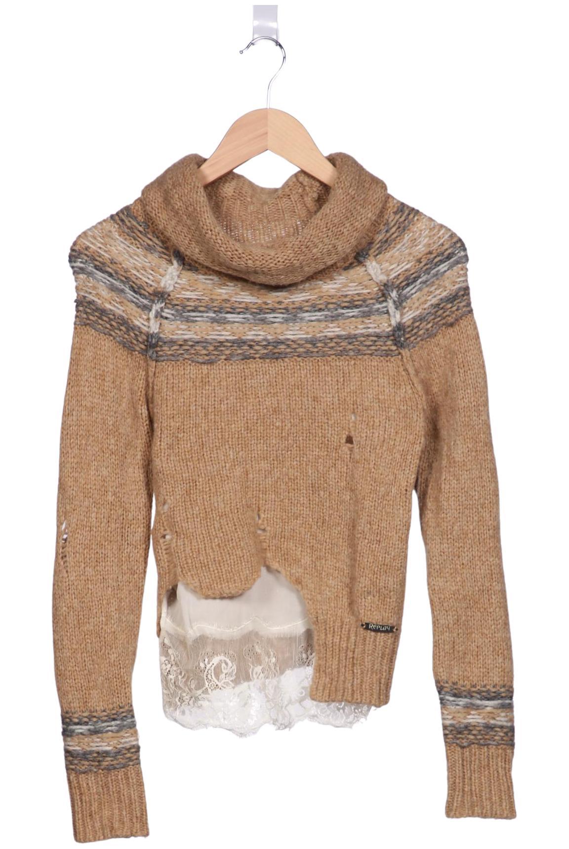 

Replay Damen Pullover, beige, Gr. 36