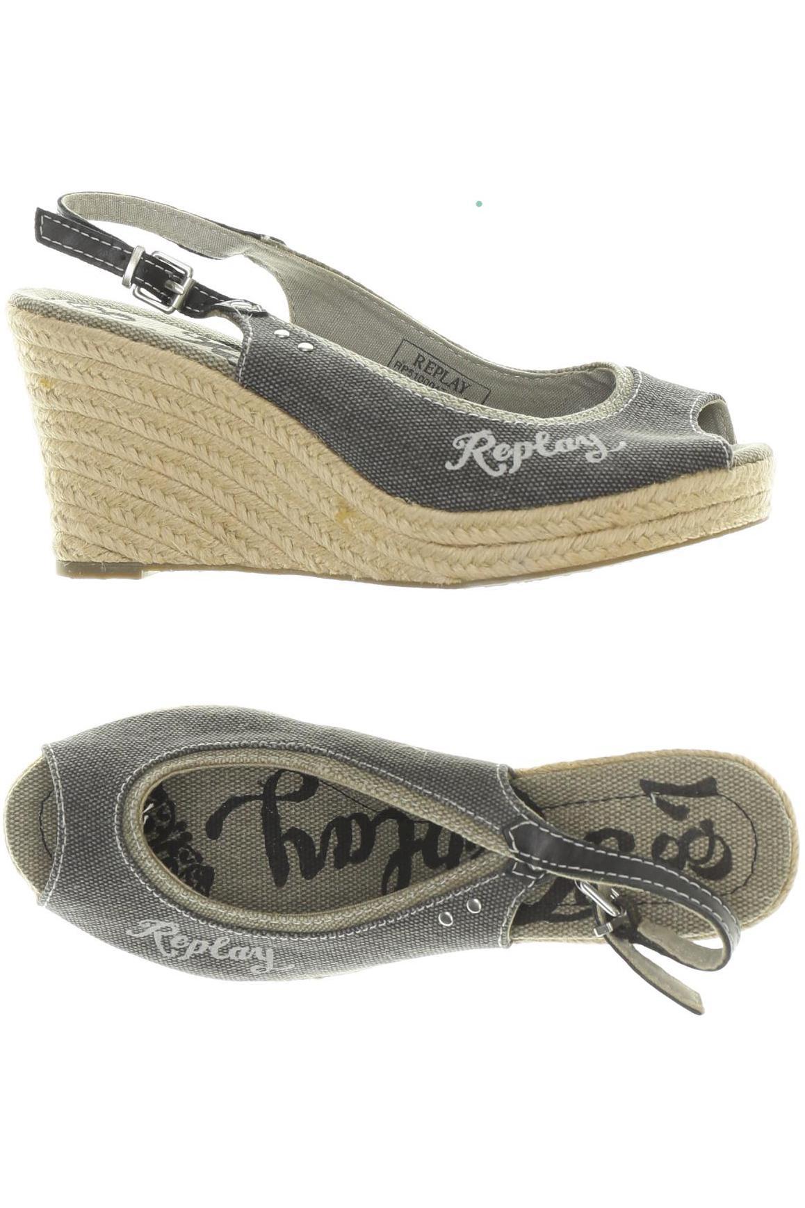 

Replay Damen Sandale, grau, Gr. 39