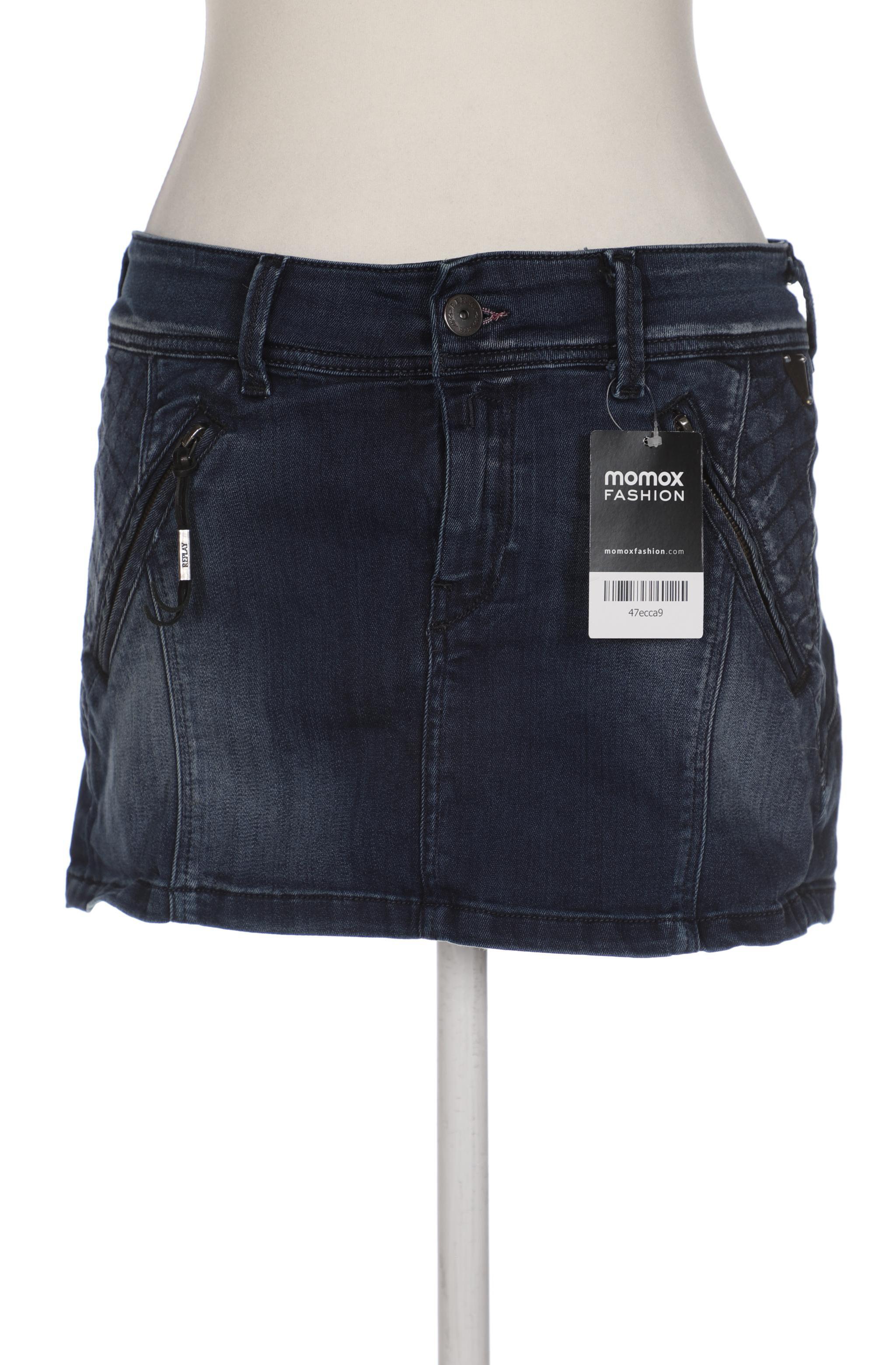 

Replay Damen Rock, marineblau, Gr. 38