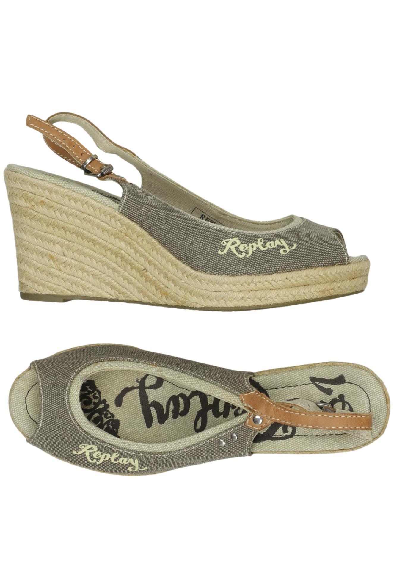 

Replay Damen Sandale, beige, Gr. 41