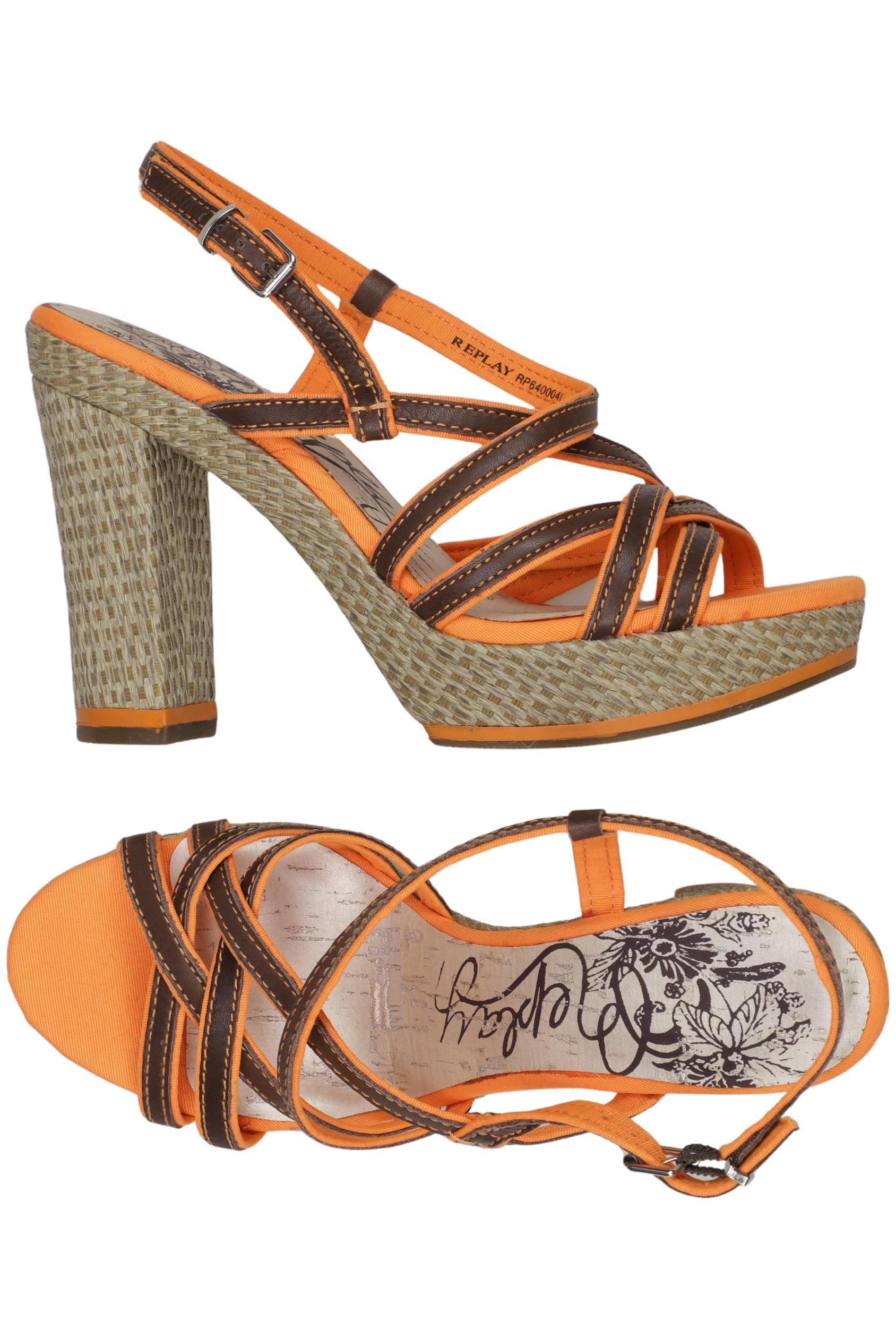 

Replay Damen Sandale, orange, Gr. 39