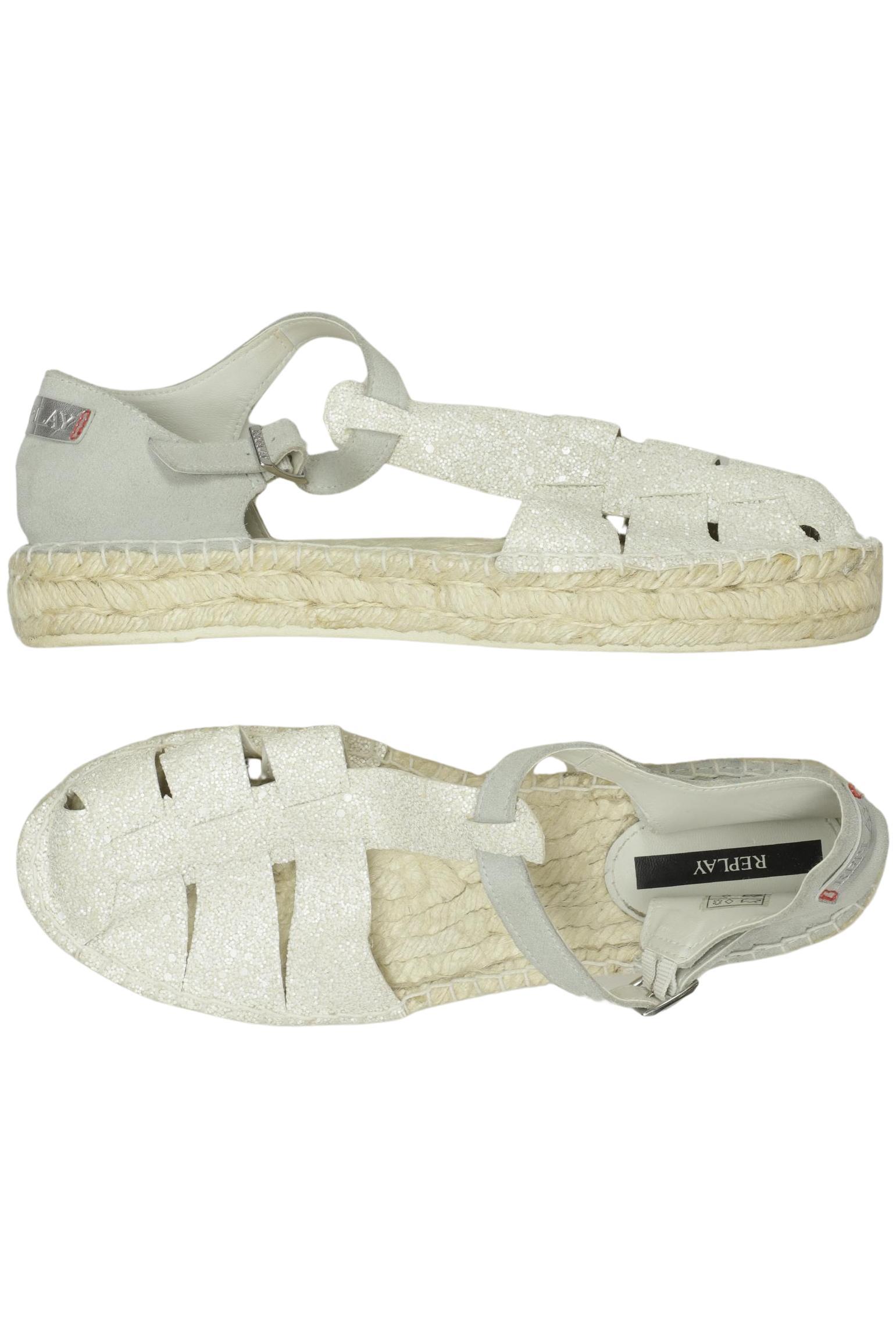 

Replay Damen Sandale, silber, Gr. 39