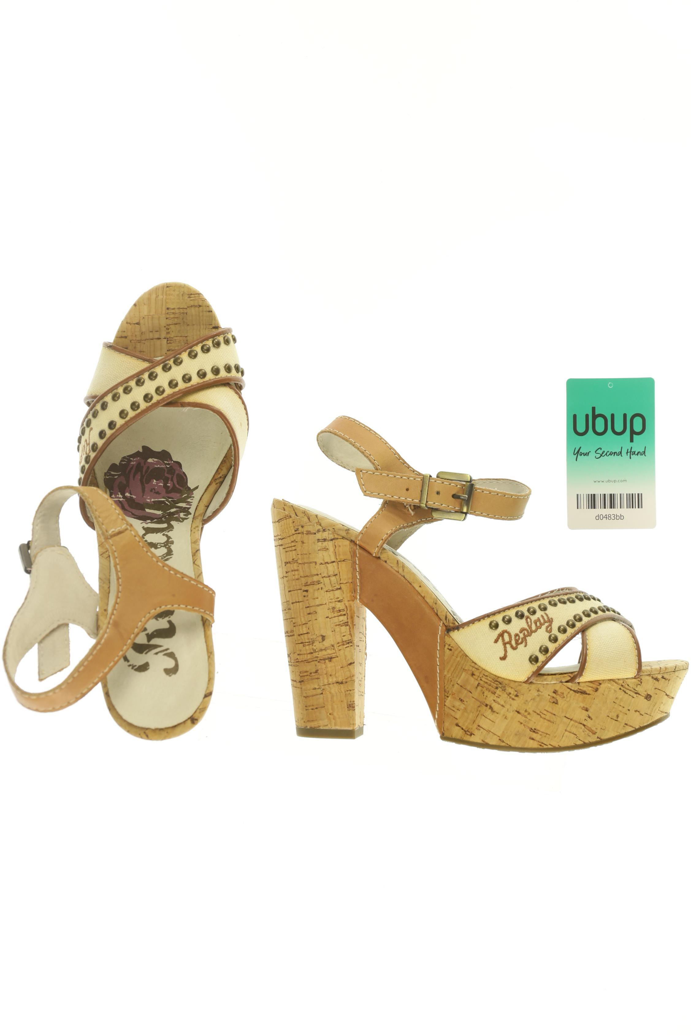 

Replay Damen Sandale, beige, Gr. 39