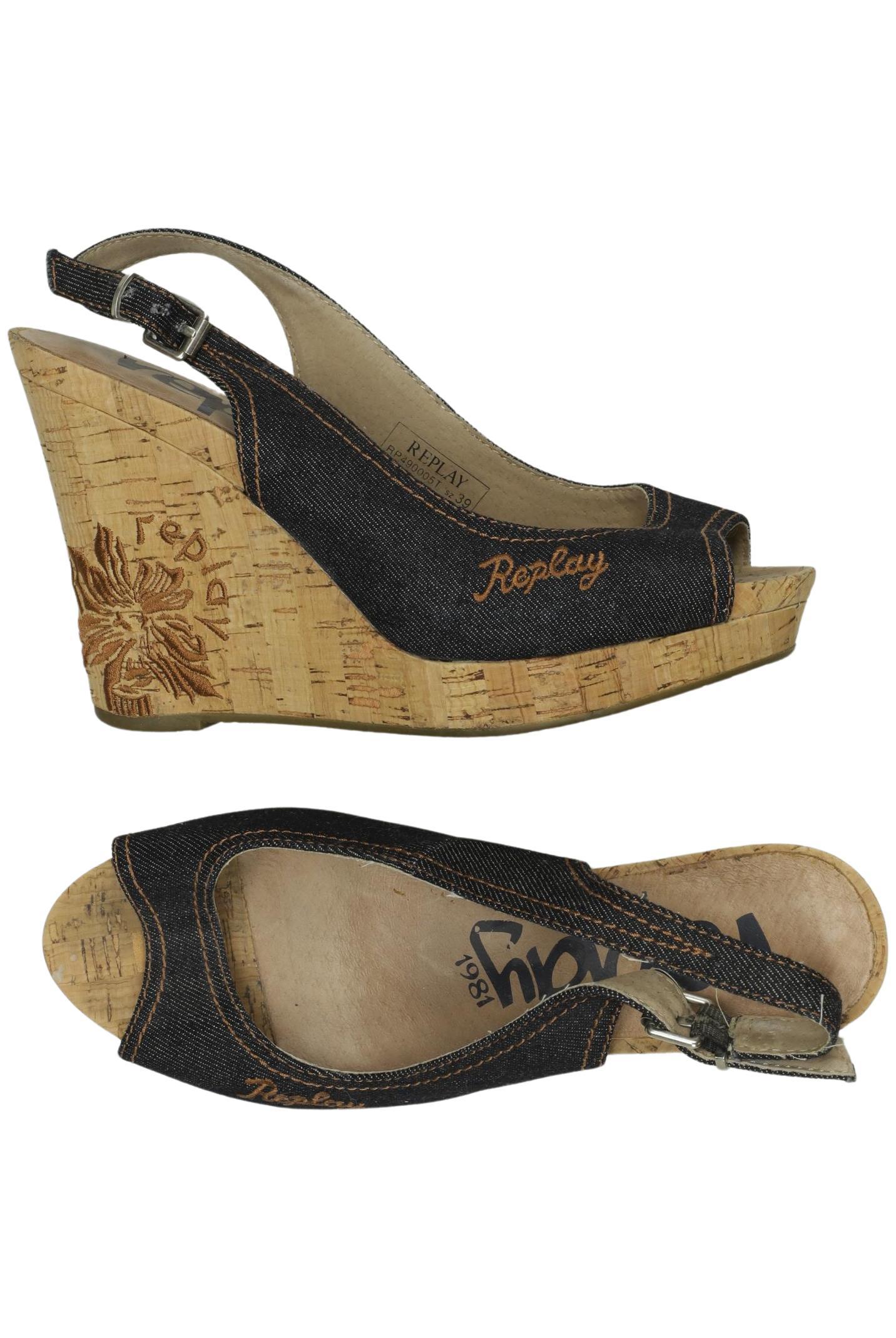 

Replay Damen Sandale, marineblau, Gr. 39