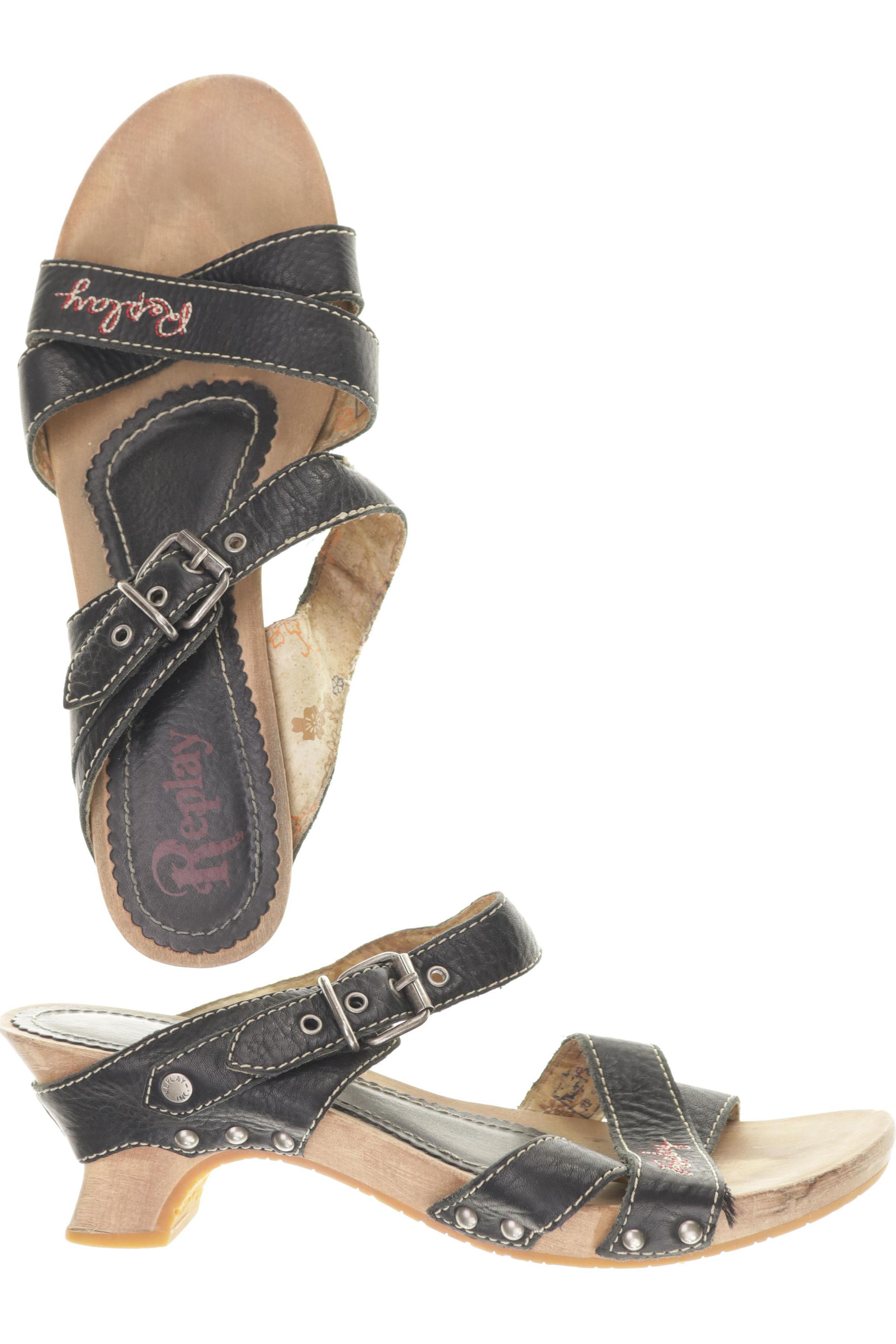 

Replay Damen Sandale, schwarz, Gr. 41
