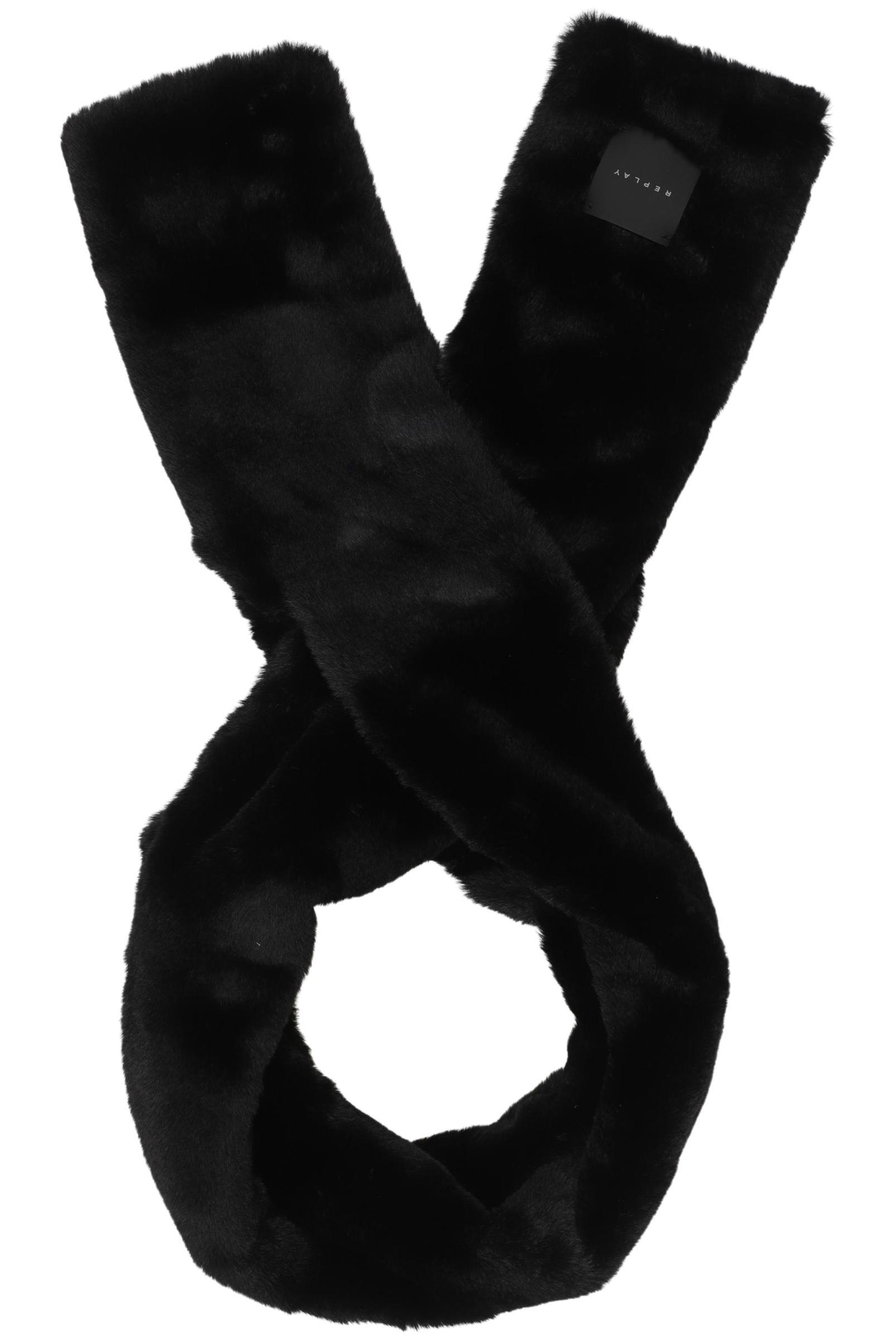 

Replay Damen Schal, schwarz, Gr.