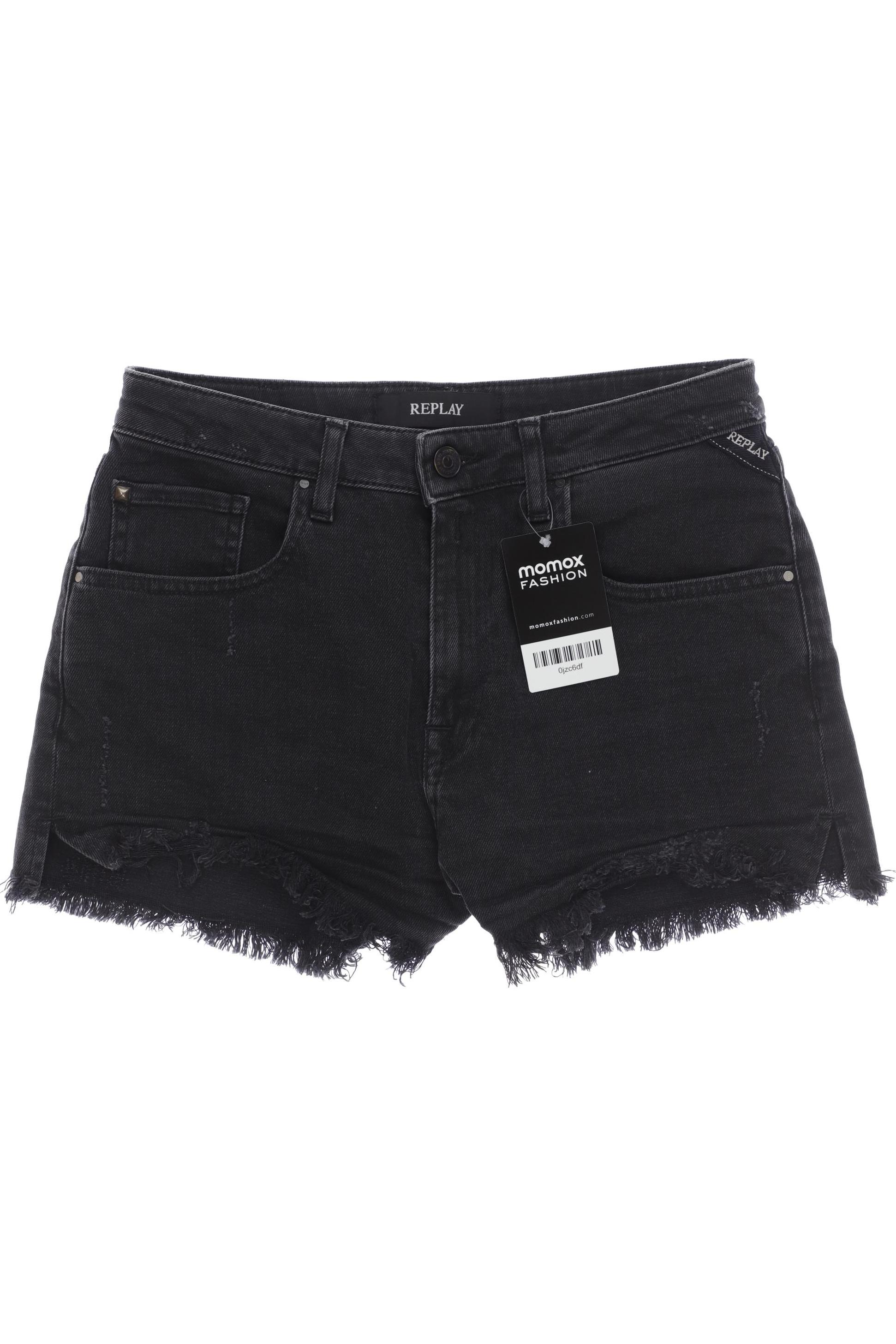 

Replay Damen Shorts, schwarz, Gr. 38