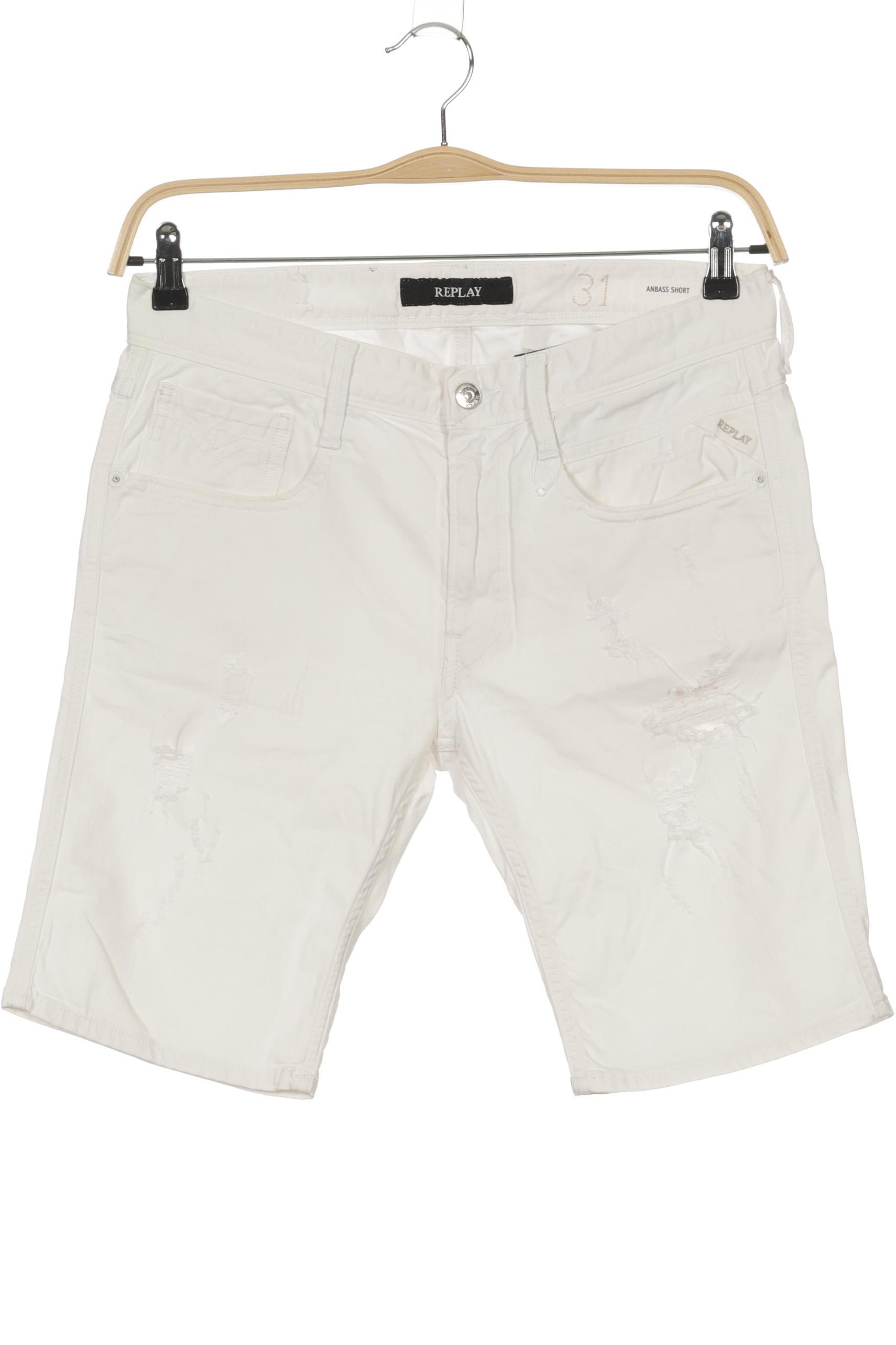 

Replay Damen Shorts, weiß, Gr. 31