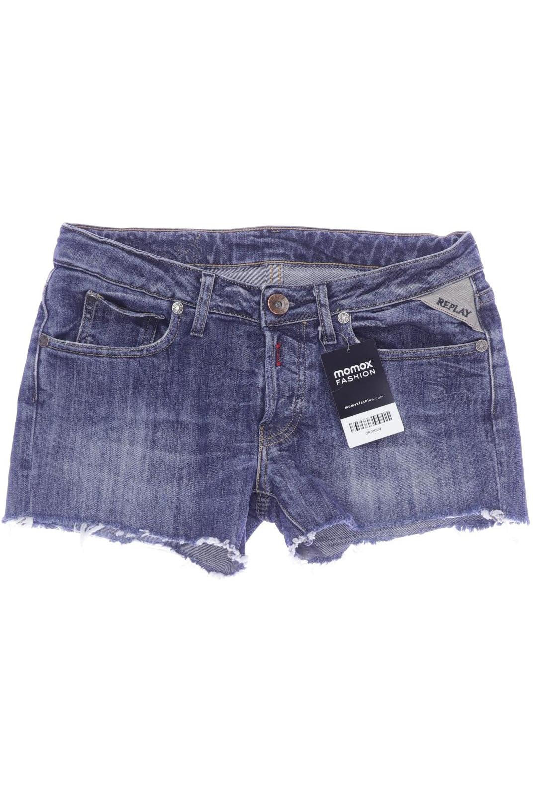 

Replay Damen Shorts, marineblau, Gr. 27