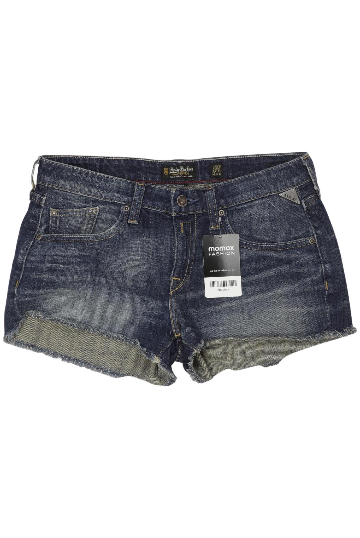 

Replay Damen Shorts, blau, Gr. 27