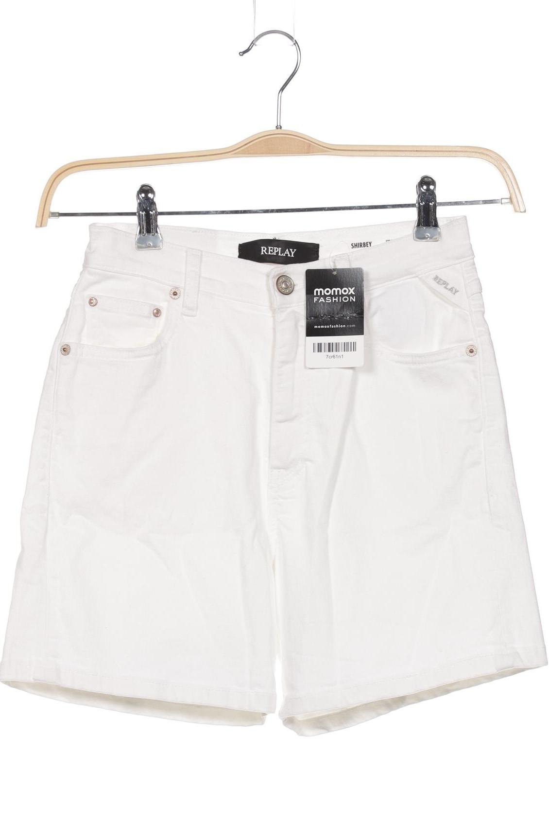 

Replay Damen Shorts, weiß, Gr. 25