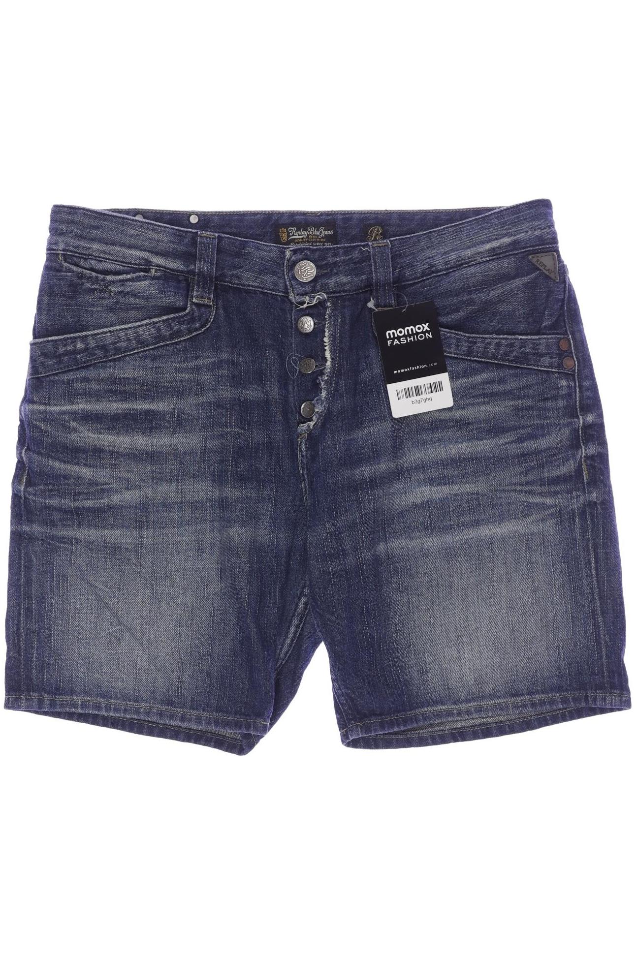 

Replay Damen Shorts, marineblau, Gr. 29