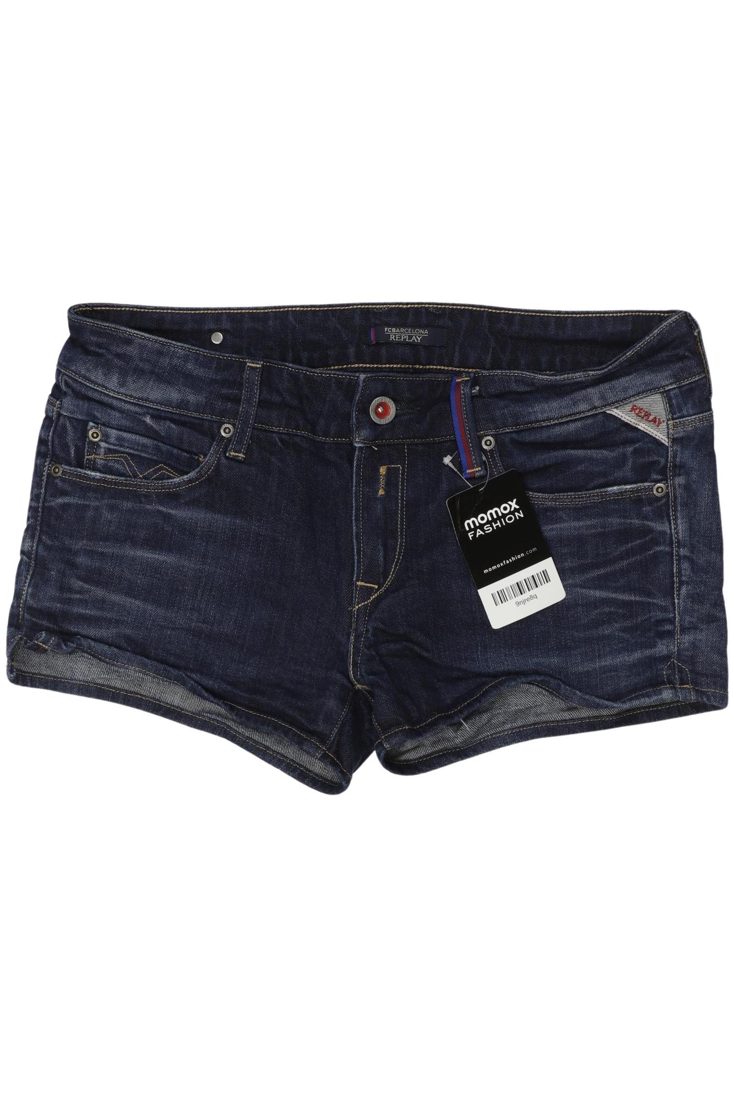 

Replay Damen Shorts, marineblau, Gr. 29