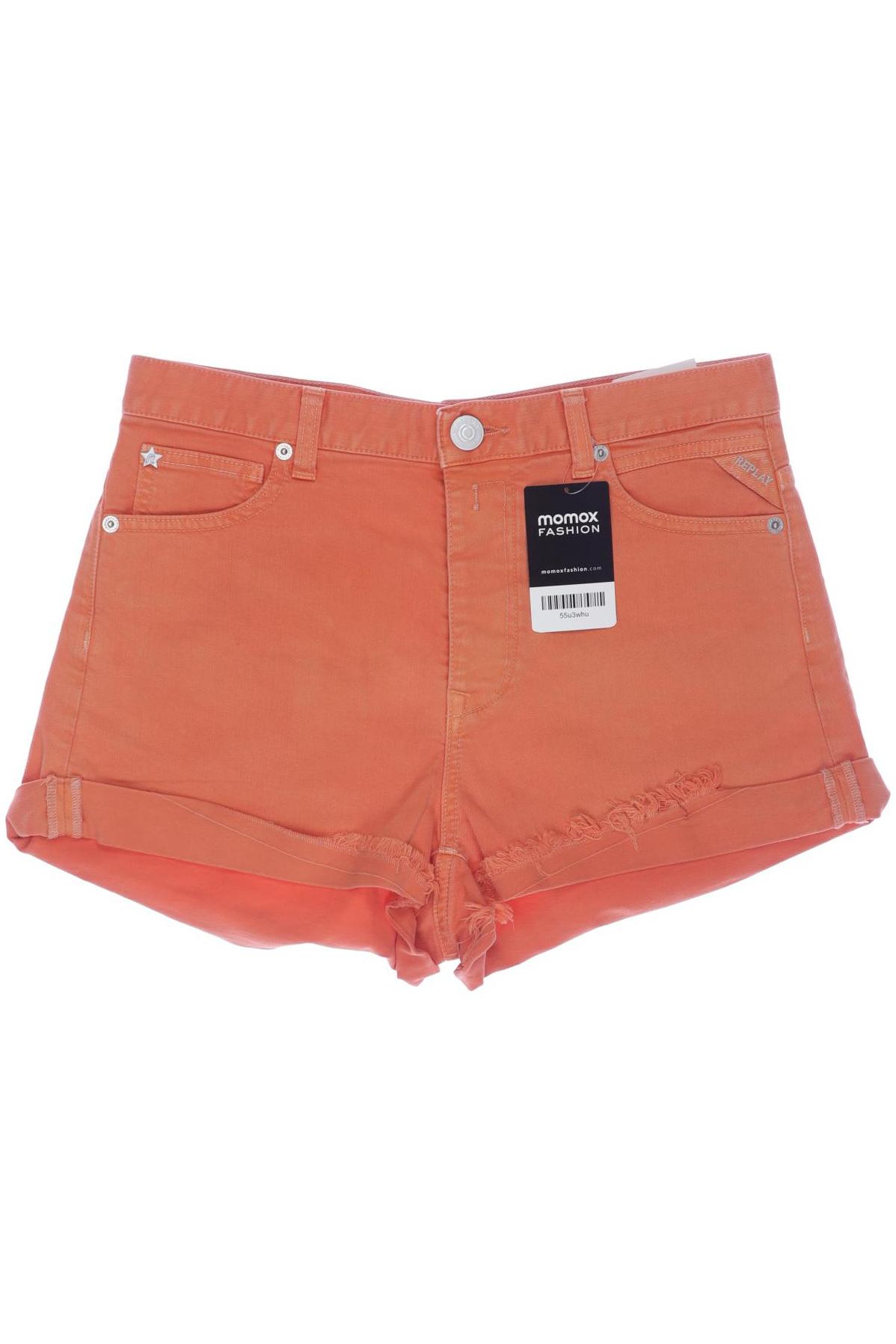 

Replay Damen Shorts, orange, Gr. 27