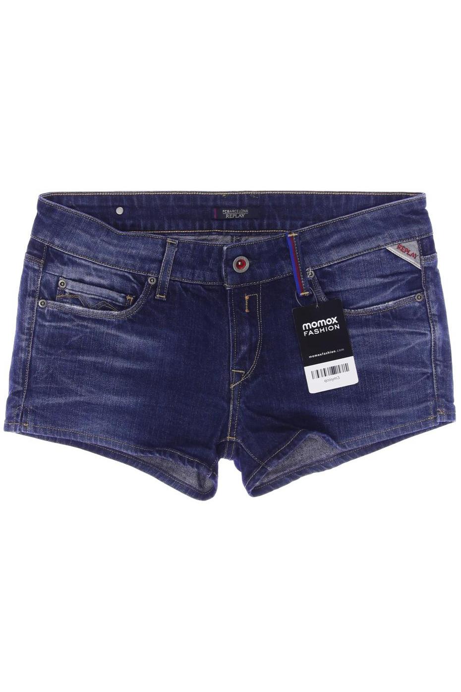 

Replay Damen Shorts, blau, Gr. 29