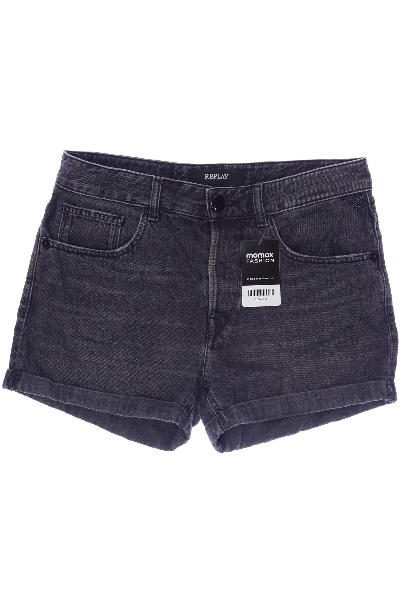 

Replay Damen Shorts, grau, Gr. 27