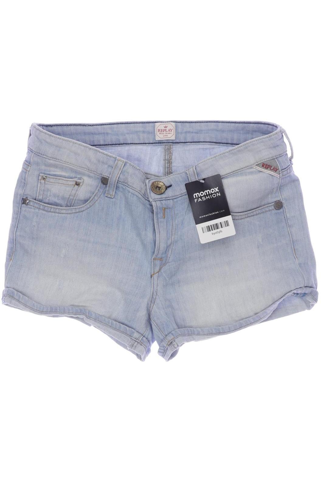 

Replay Damen Shorts, hellblau, Gr. 26