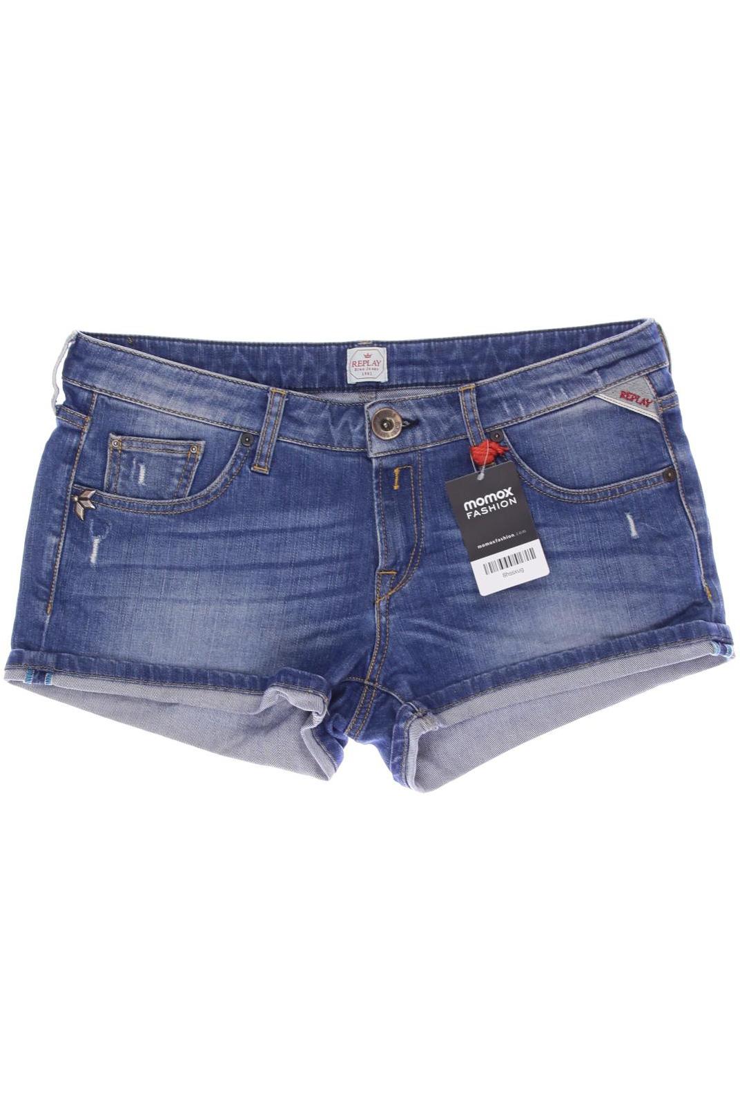 

Replay Damen Shorts, blau, Gr. 29
