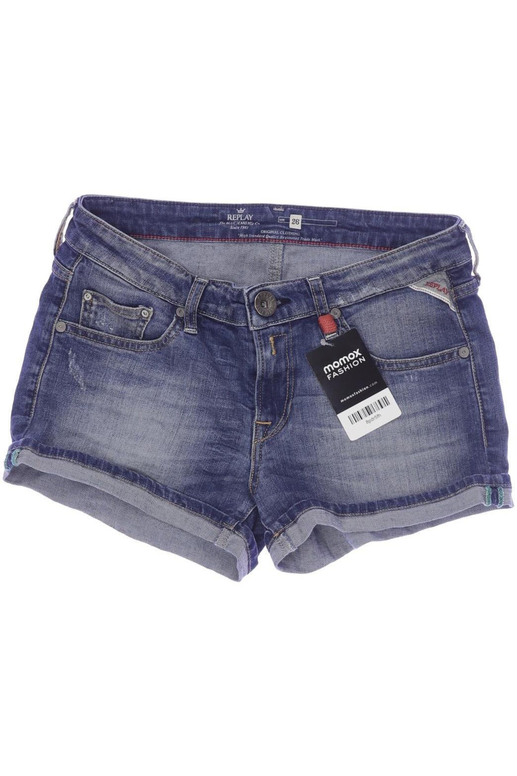 

Replay Damen Shorts, blau, Gr. 26