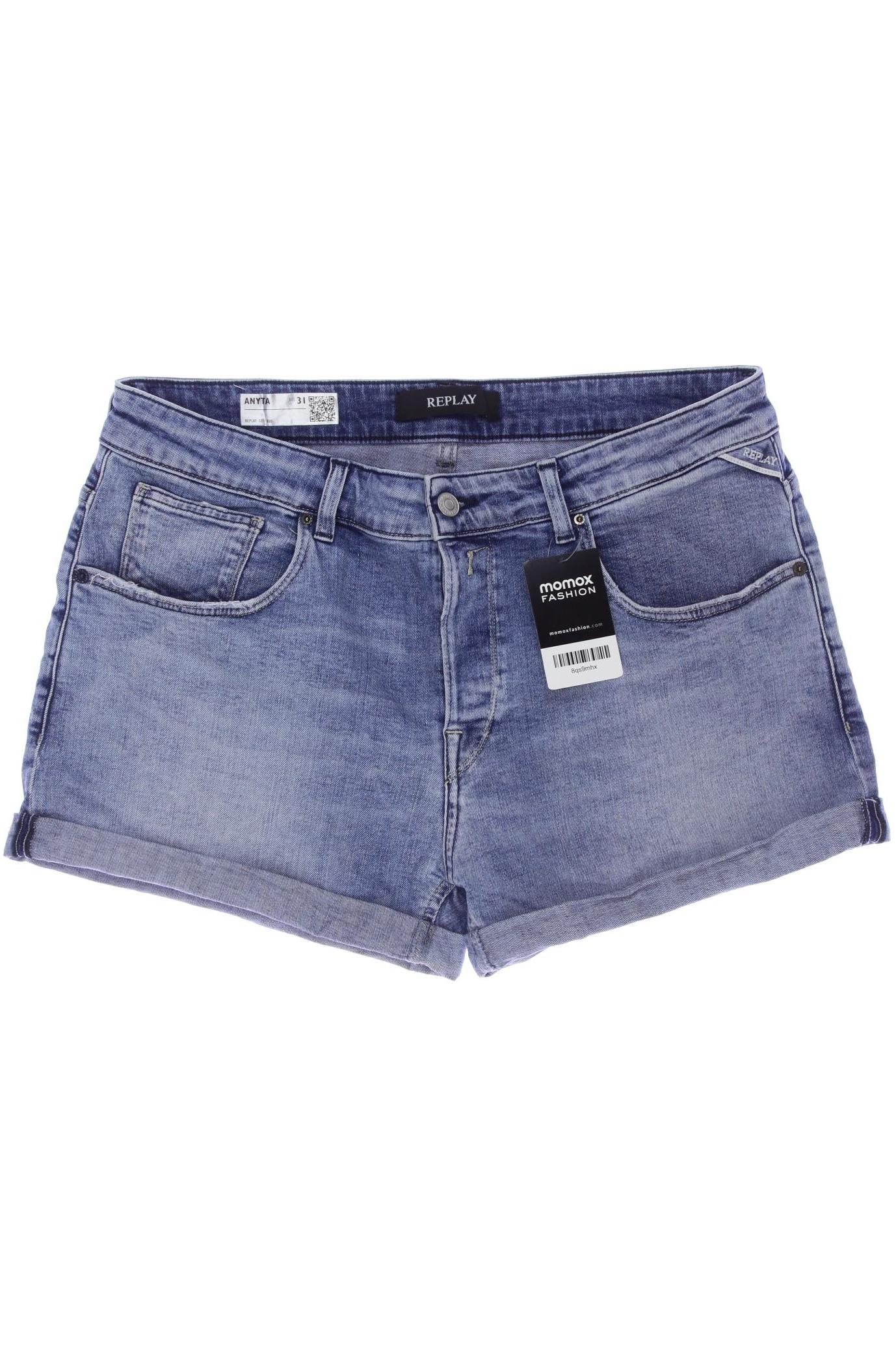 

Replay Damen Shorts, blau, Gr. 31