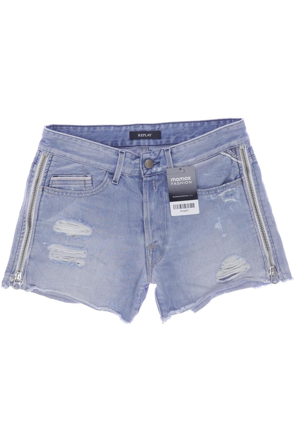 

Replay Damen Shorts, blau, Gr. 25