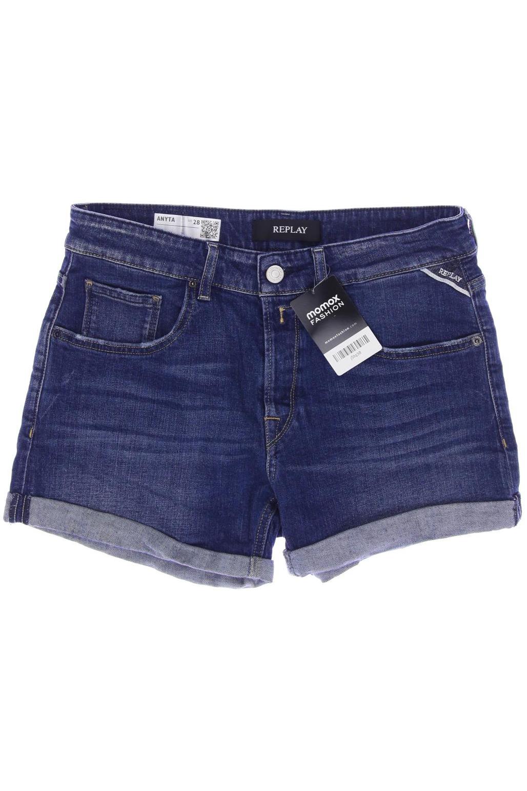 

Replay Damen Shorts, blau, Gr. 28