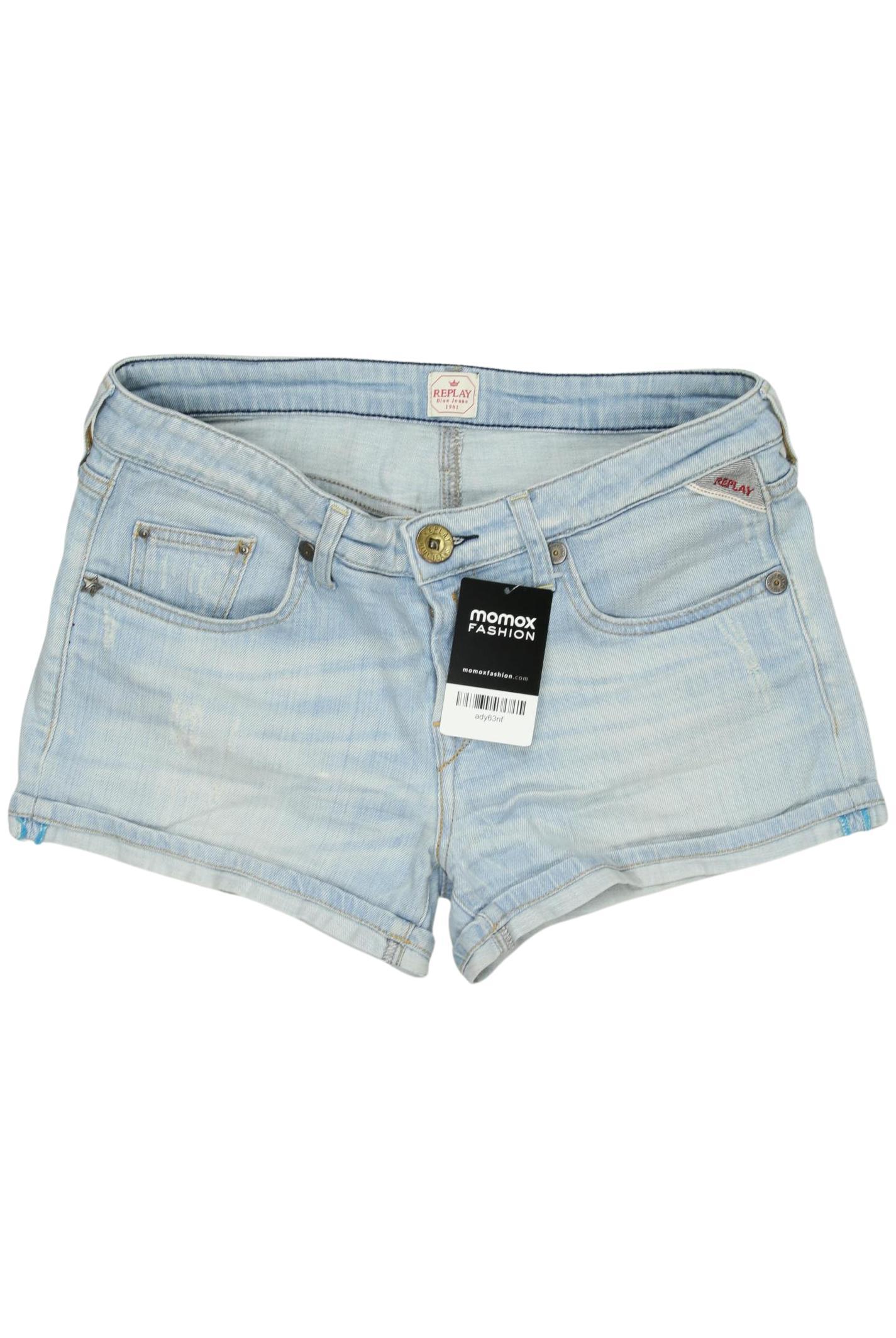 

Replay Damen Shorts, blau, Gr. 30