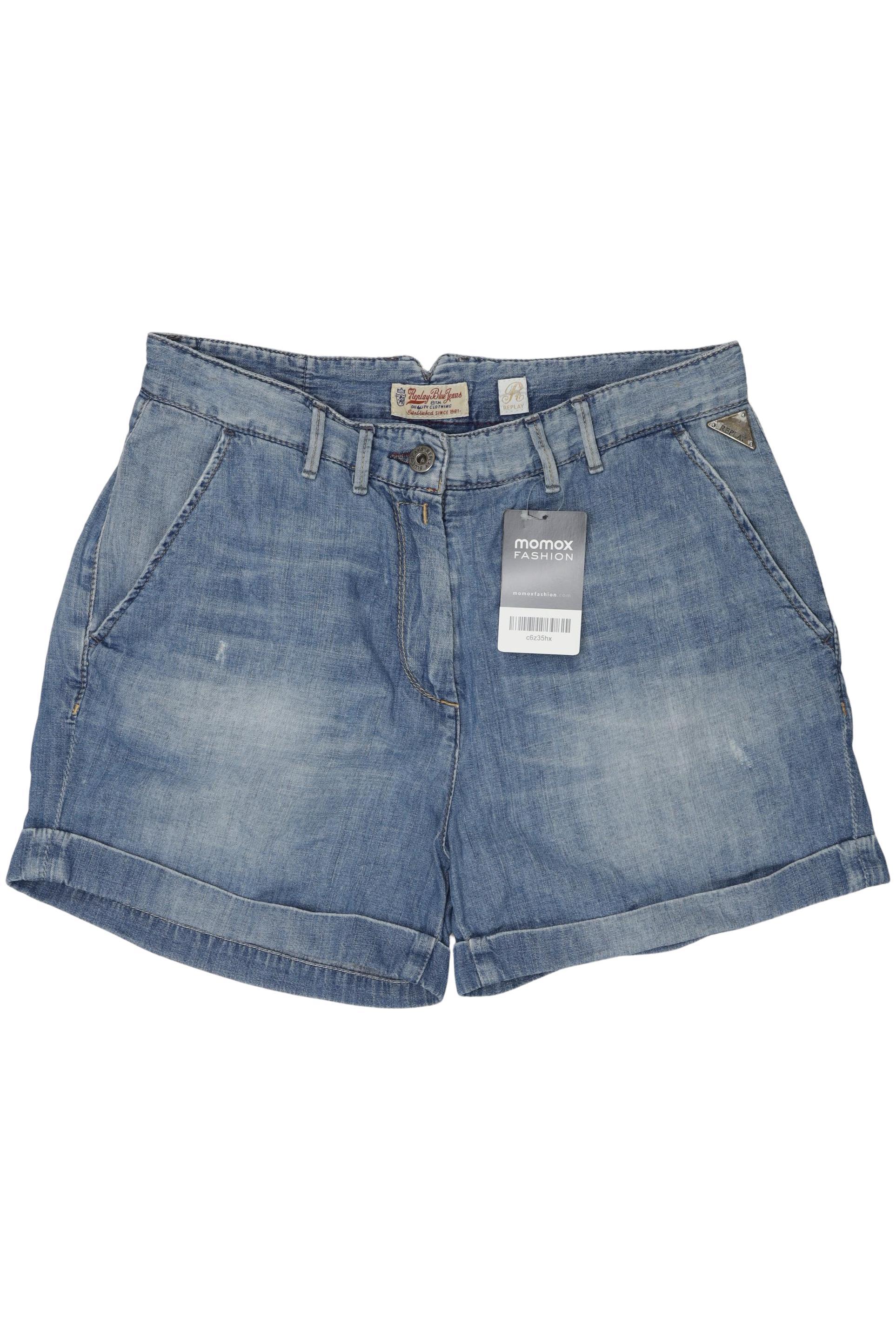 

Replay Damen Shorts, blau, Gr. 27