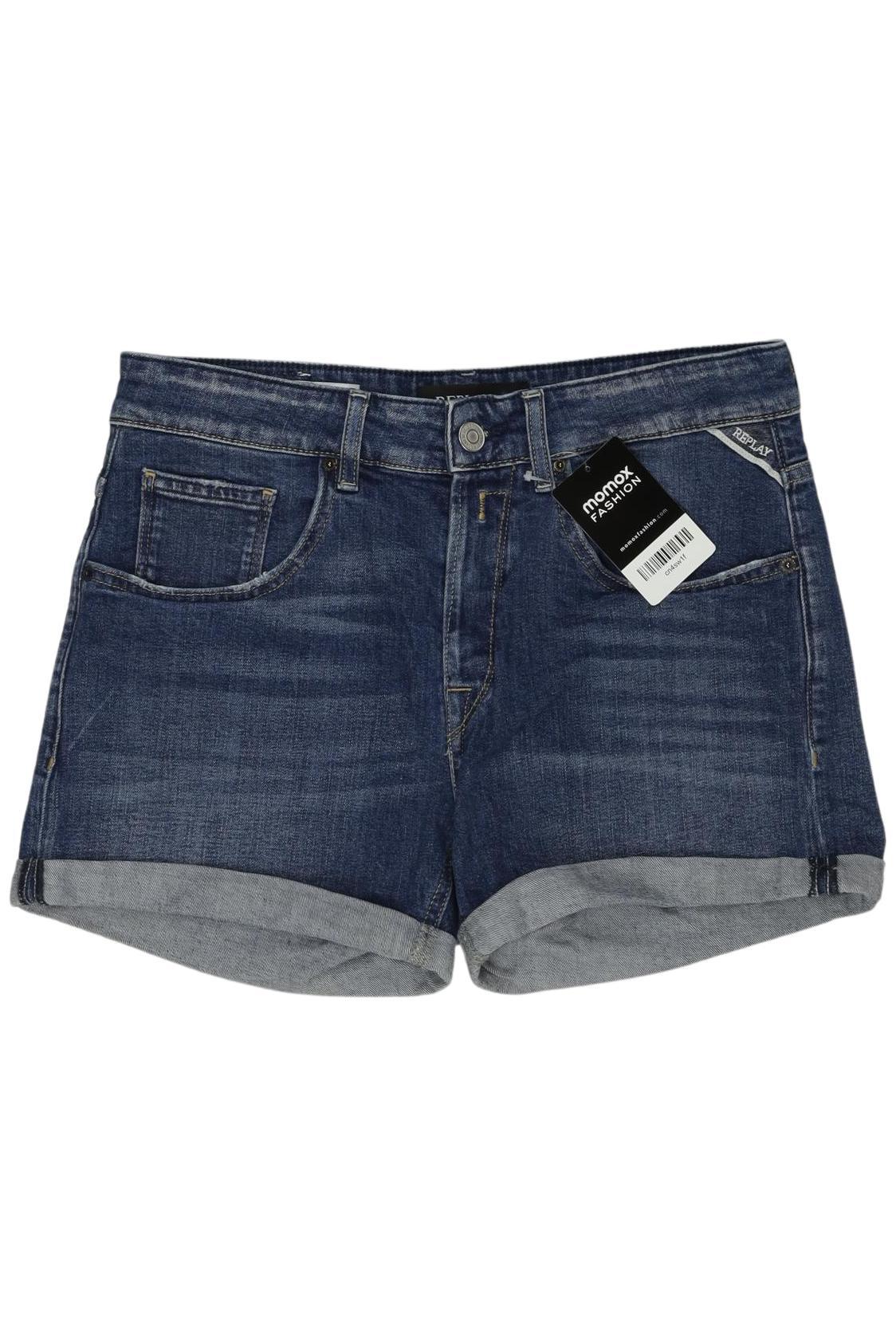 

Replay Damen Shorts, blau, Gr. 27
