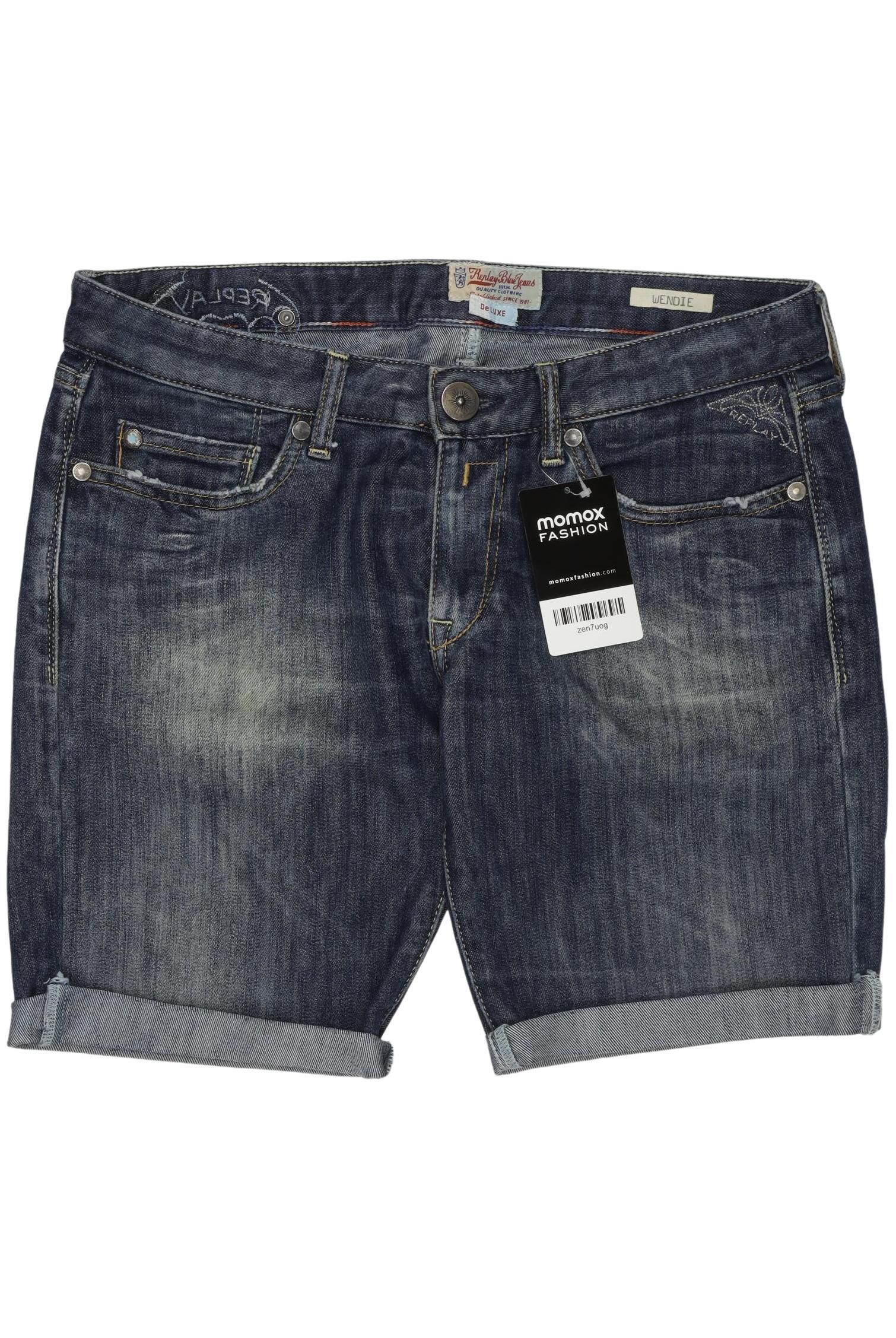 

Replay Damen Shorts, blau, Gr. 27