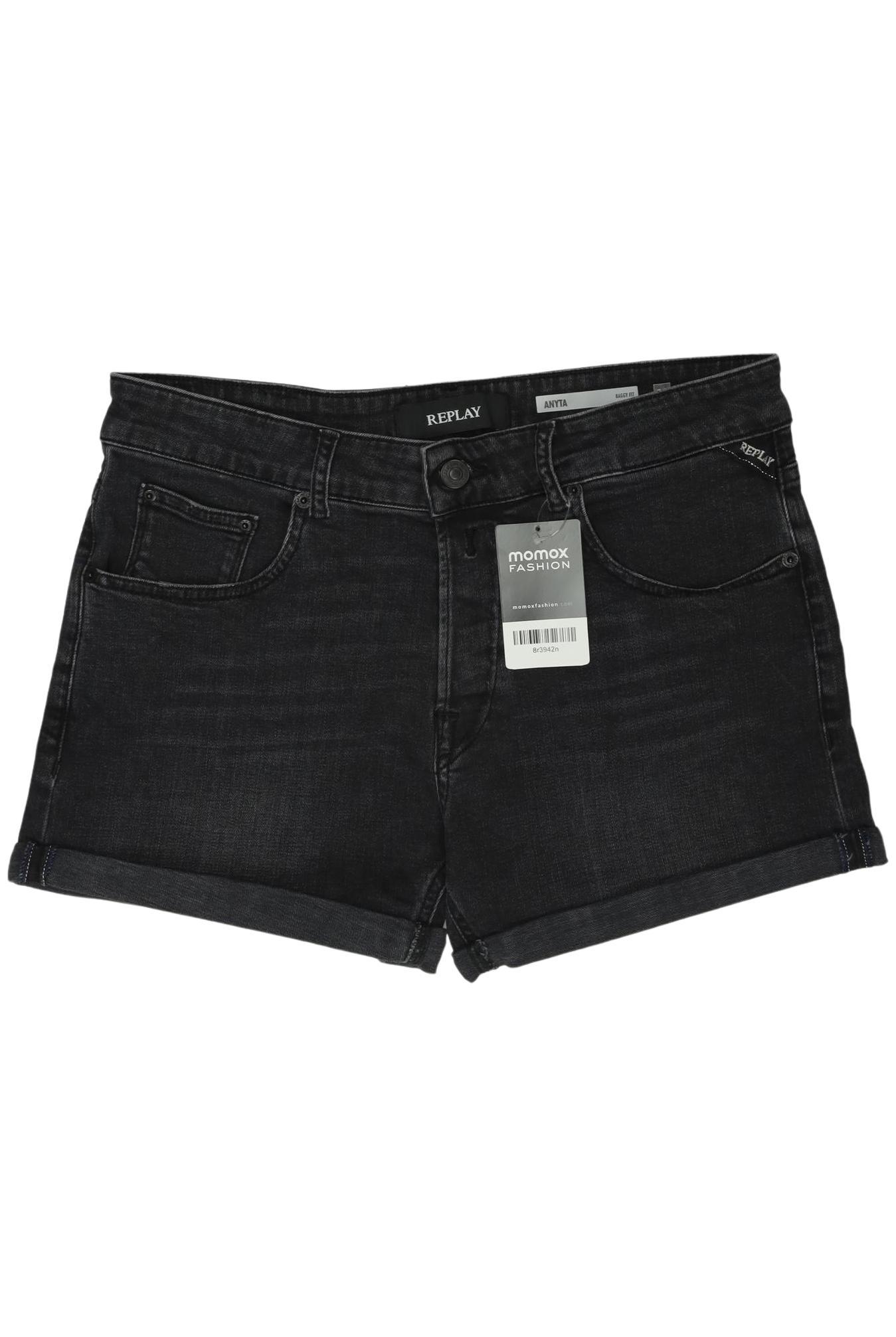 

Replay Damen Shorts, schwarz, Gr. 28