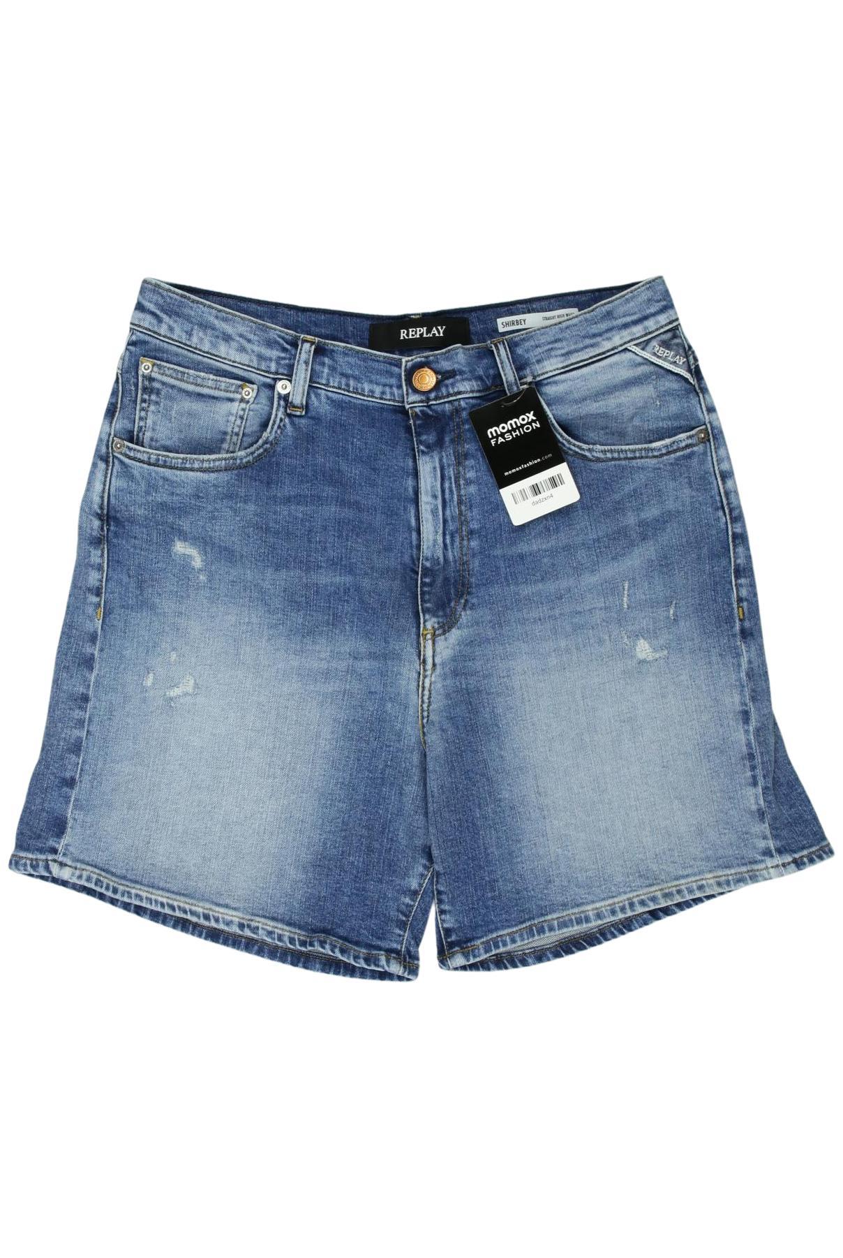 

Replay Damen Shorts, blau, Gr. 30