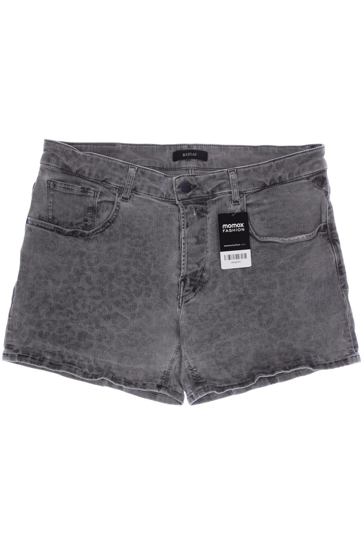 

Replay Damen Shorts, grau, Gr. 46