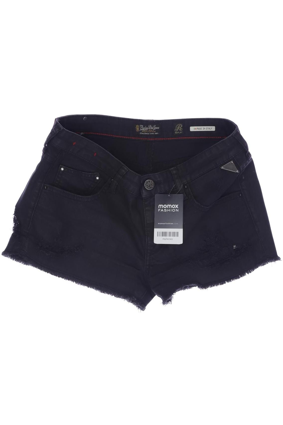 

Replay Damen Shorts, schwarz, Gr. 26